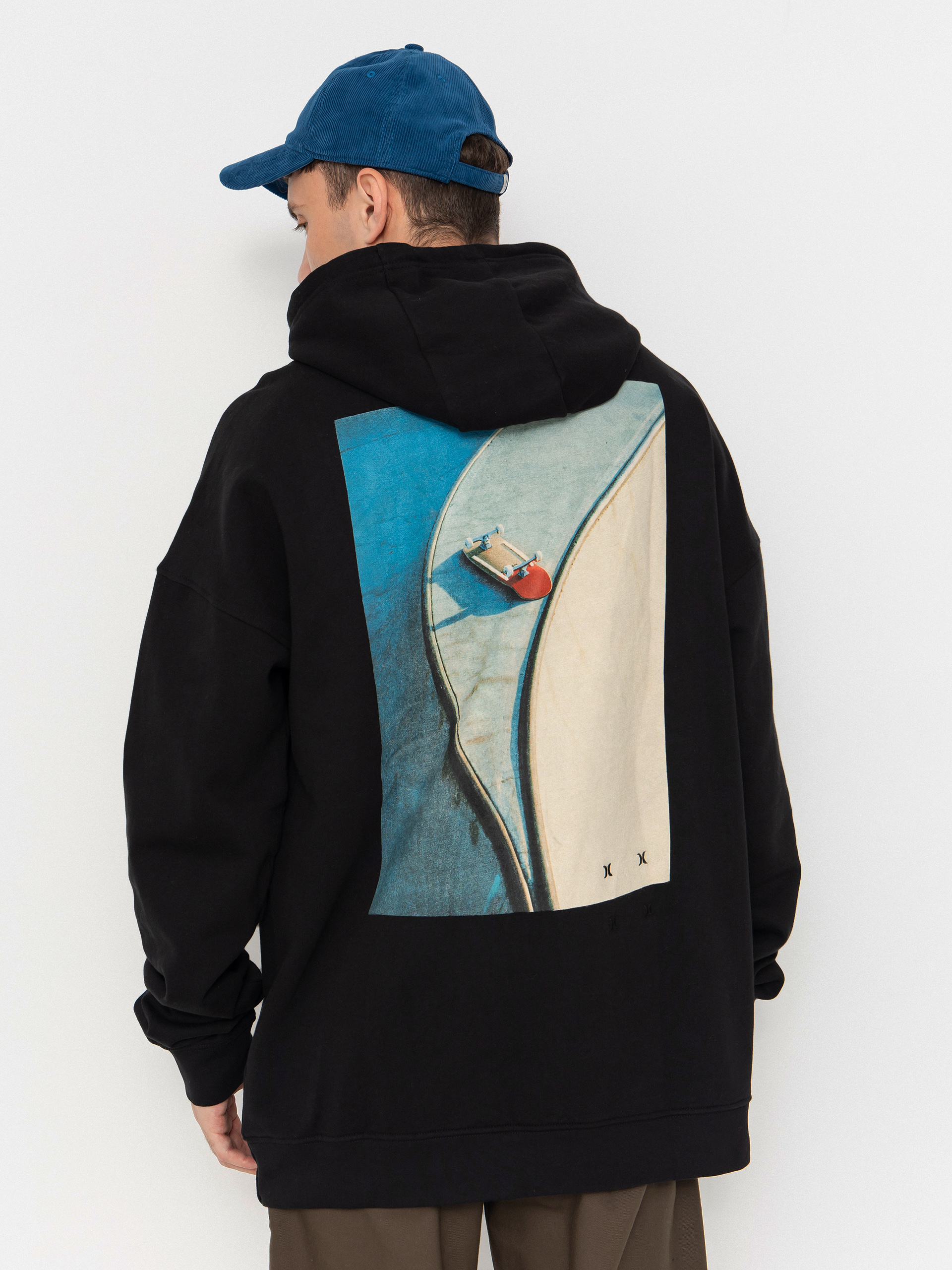 Mikina s kapucňou Hurley Bcnk8 Washed HD