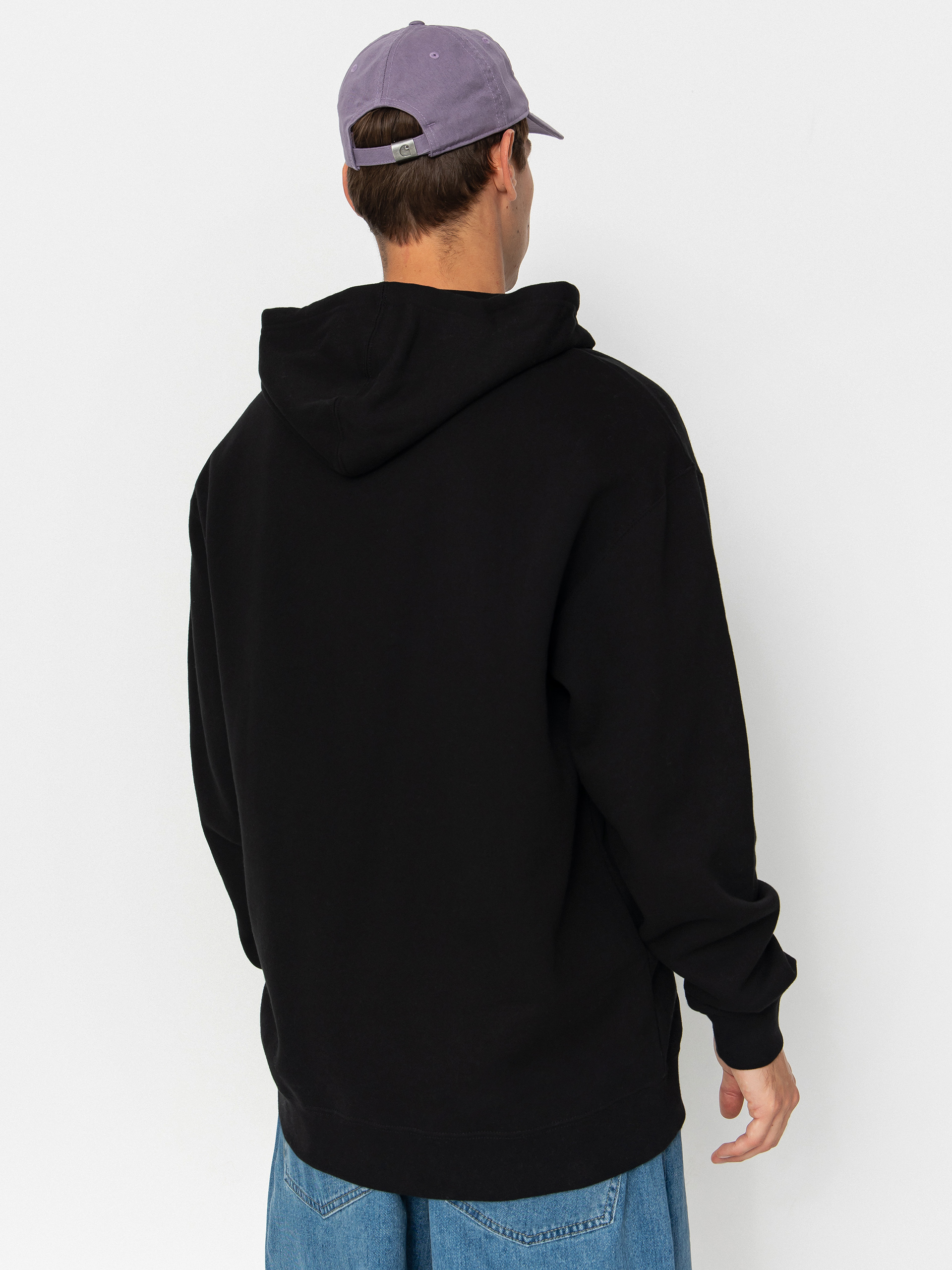 Mikina s kapucňou Brixton Void HD (black)