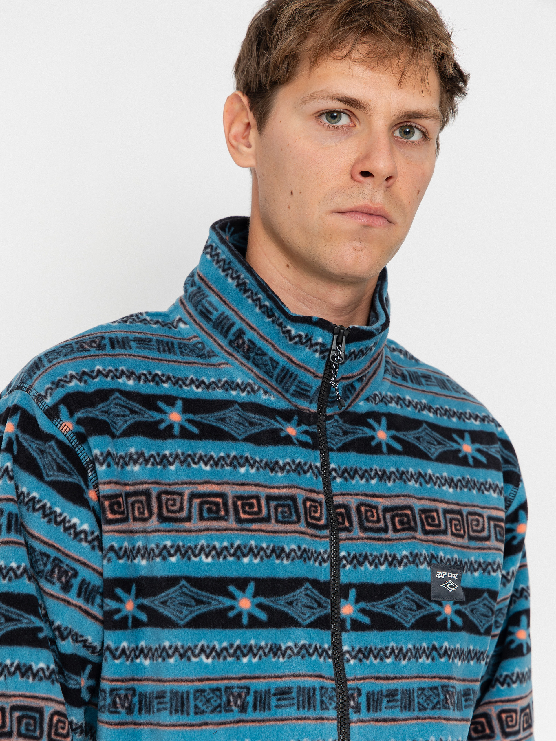 Pánsky Flísová mikina Rip Curl Fun Times (storm blue)