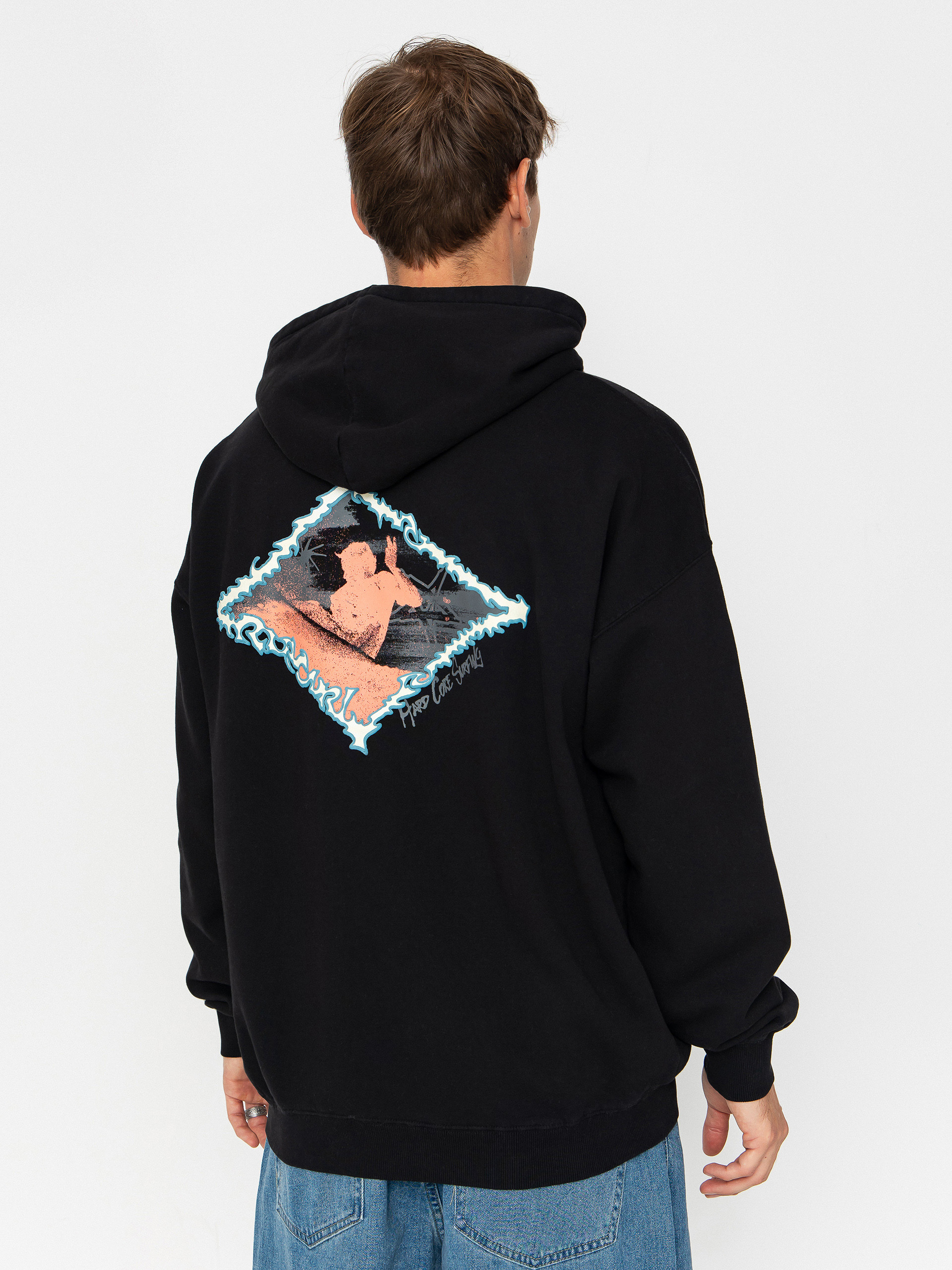 Mikina s kapucňou Rip Curl Raw Energy HD (black)