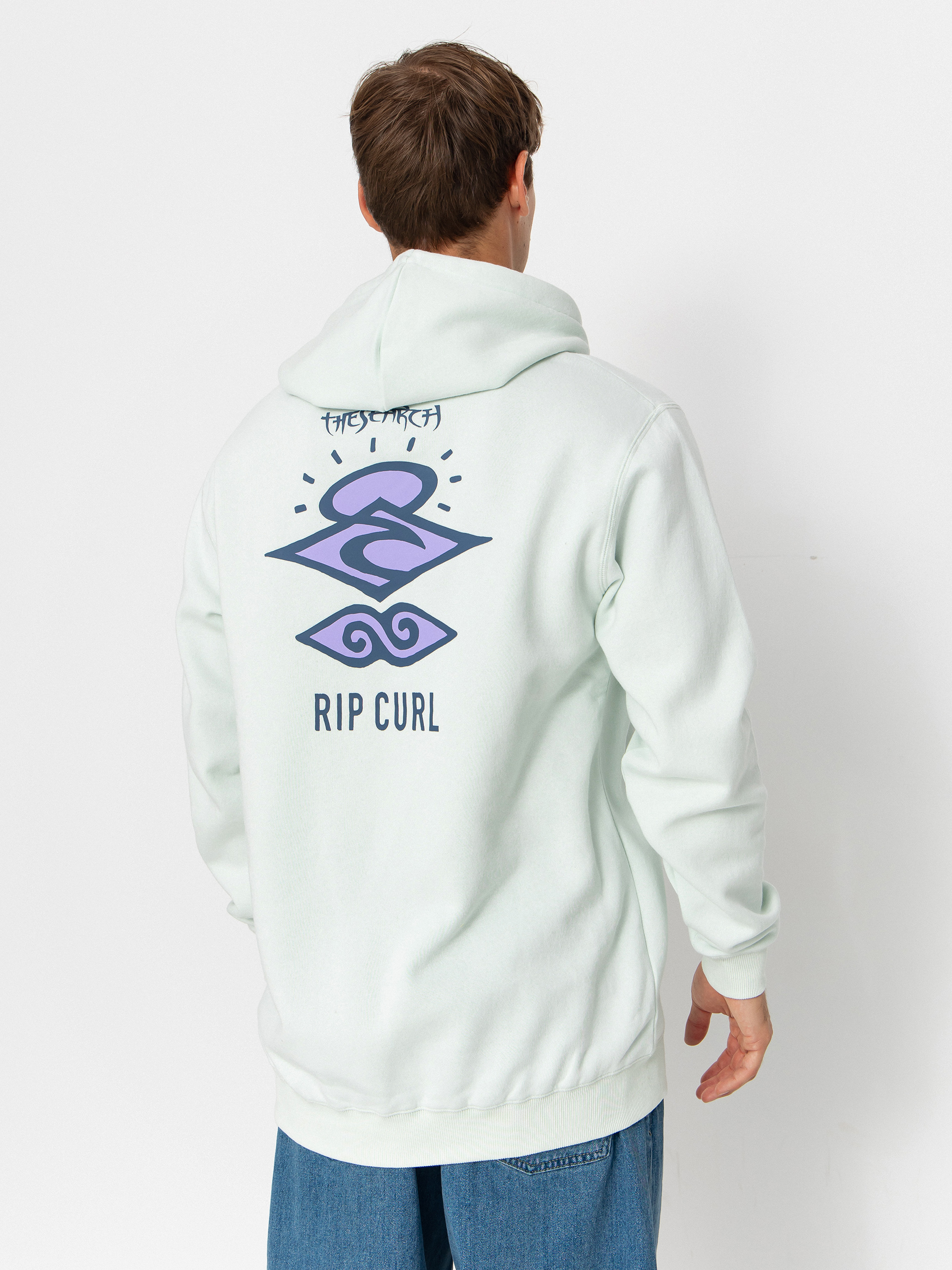 Mikina s kapucu0148ou Rip Curl Search Icon HD (green mist)
