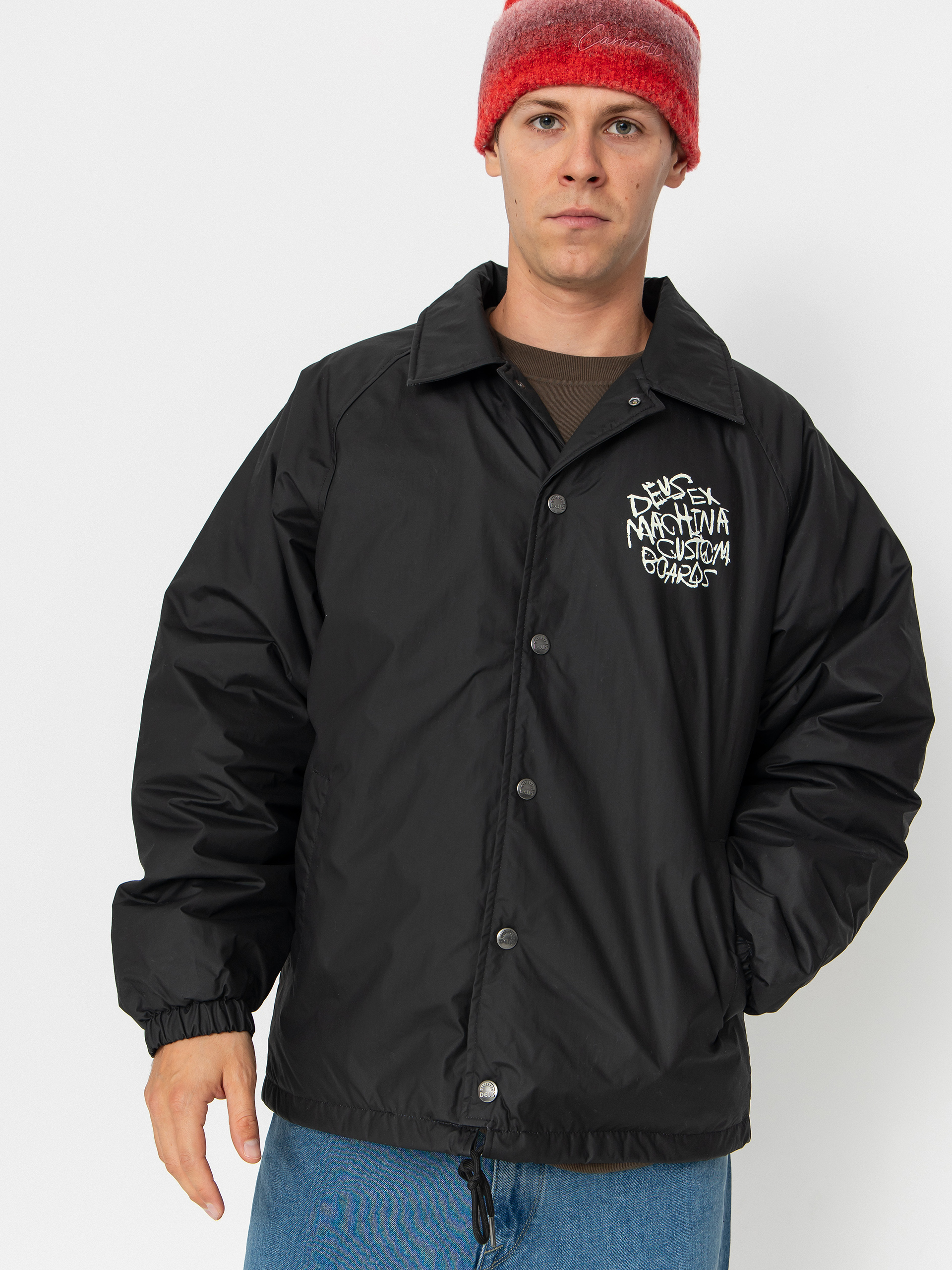 Bunda Deus Ex Machina Scrawler Coach (anthracite)