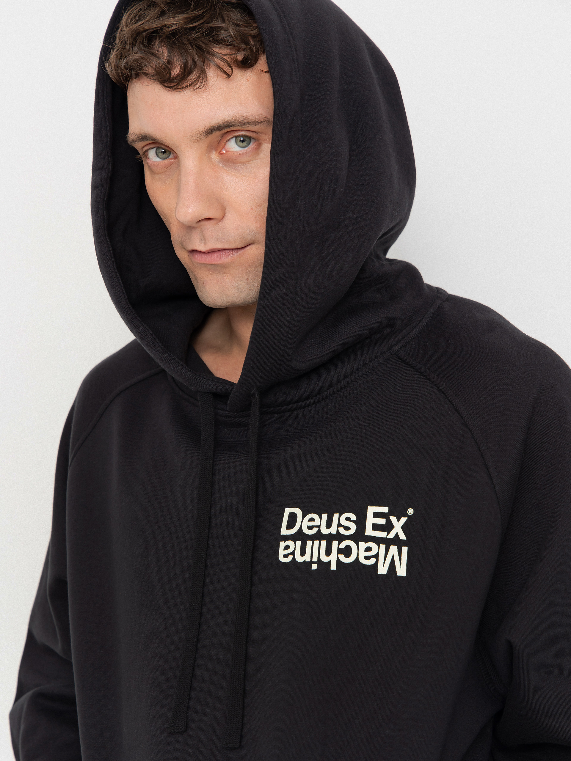 Mikina s kapucňou Deus Ex Machina Axis HD (black)