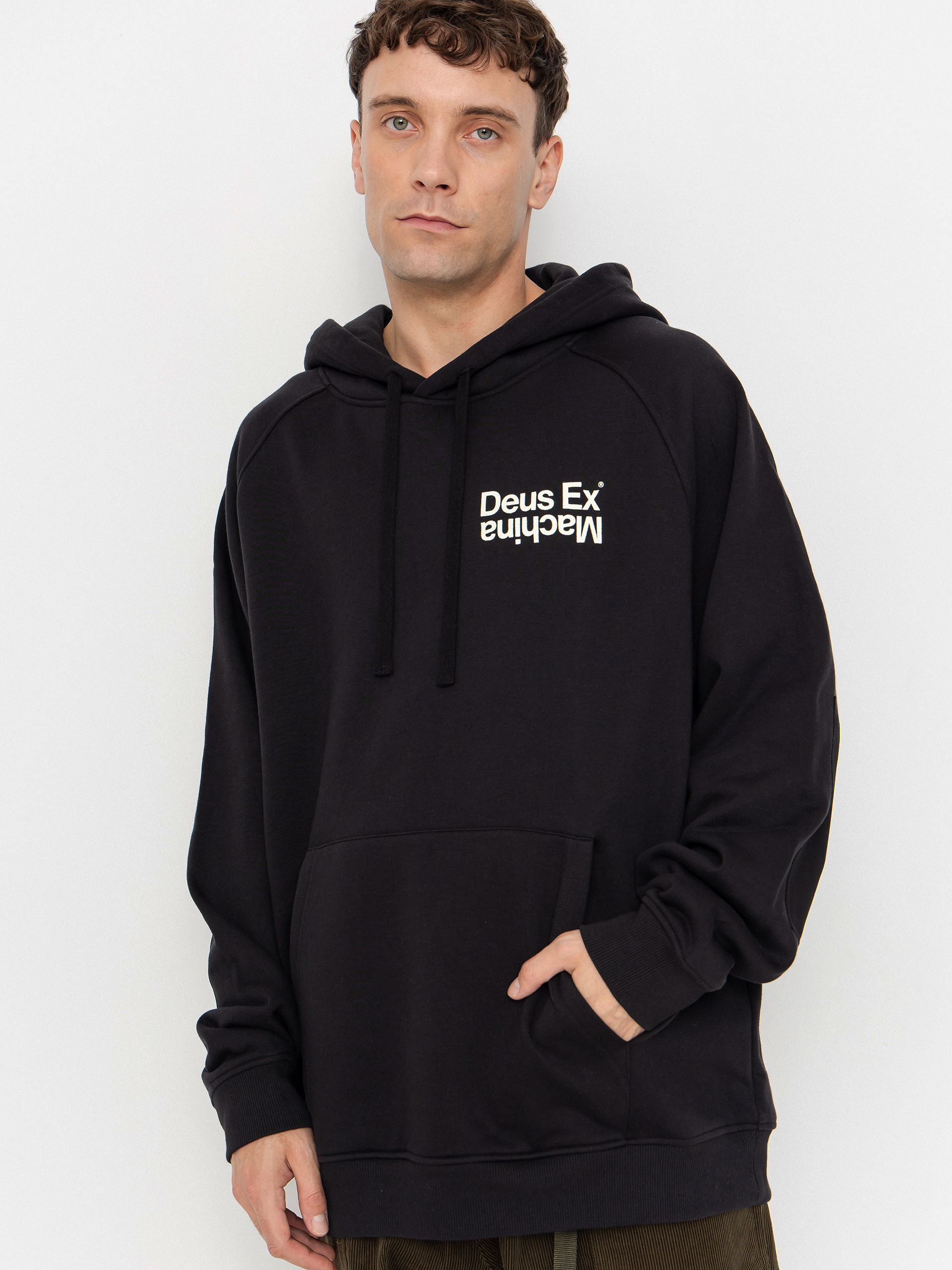 Mikina s kapucňou Deus Ex Machina Axis HD (black)