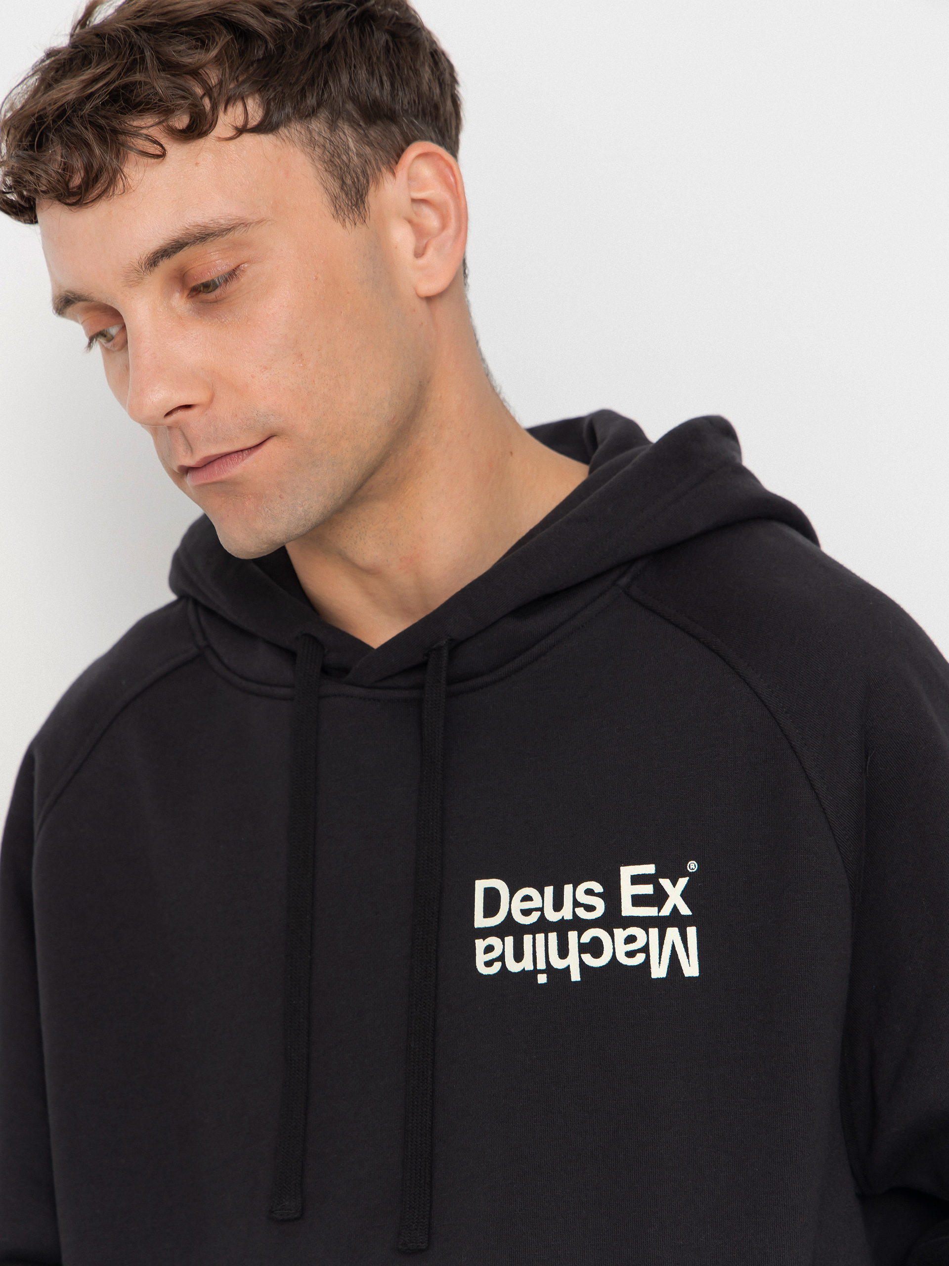 Mikina s kapucňou Deus Ex Machina Axis HD (black)