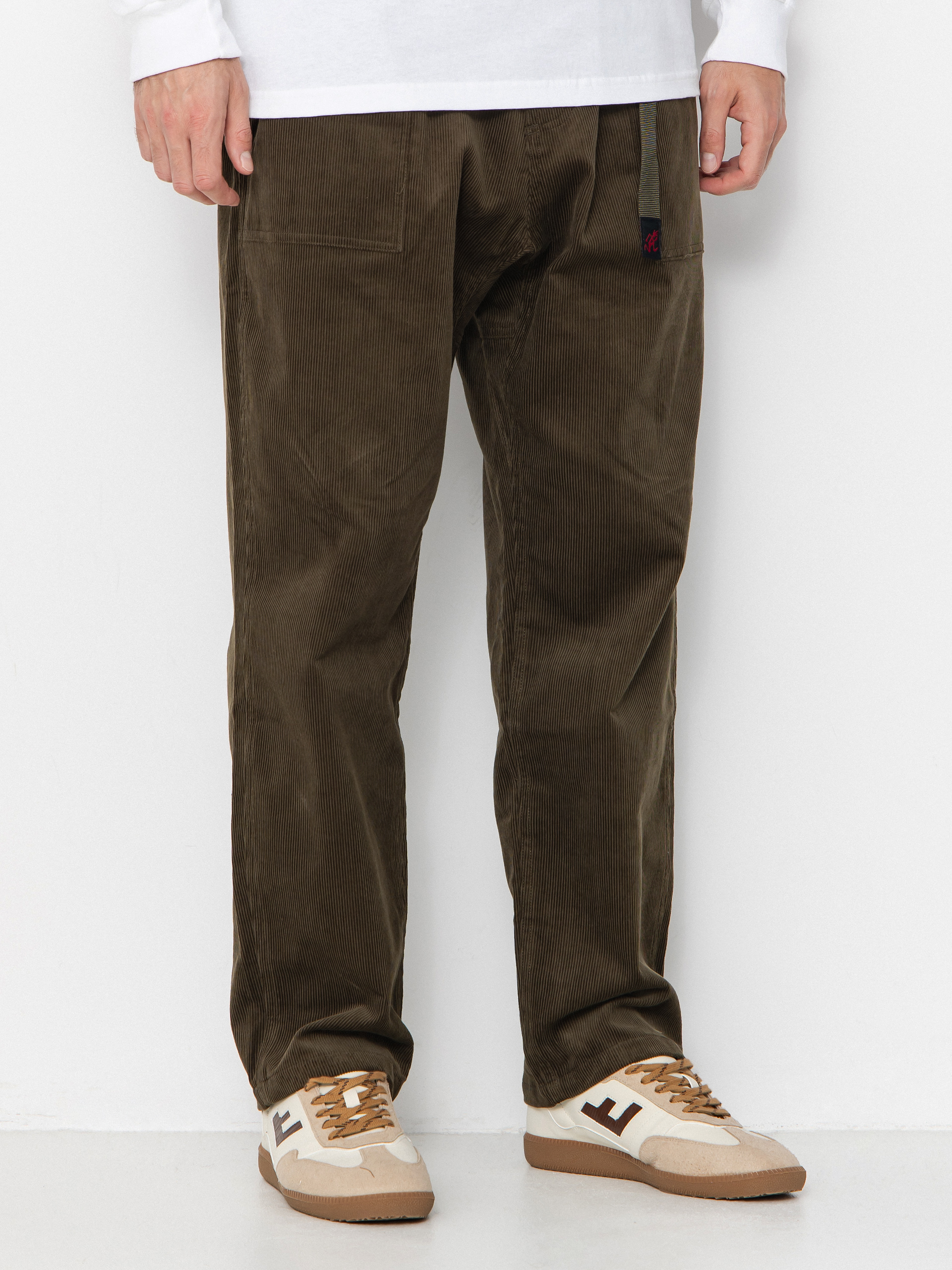 Nohavice Gramicci Corduroy Loose Tapered Ridge (olive)