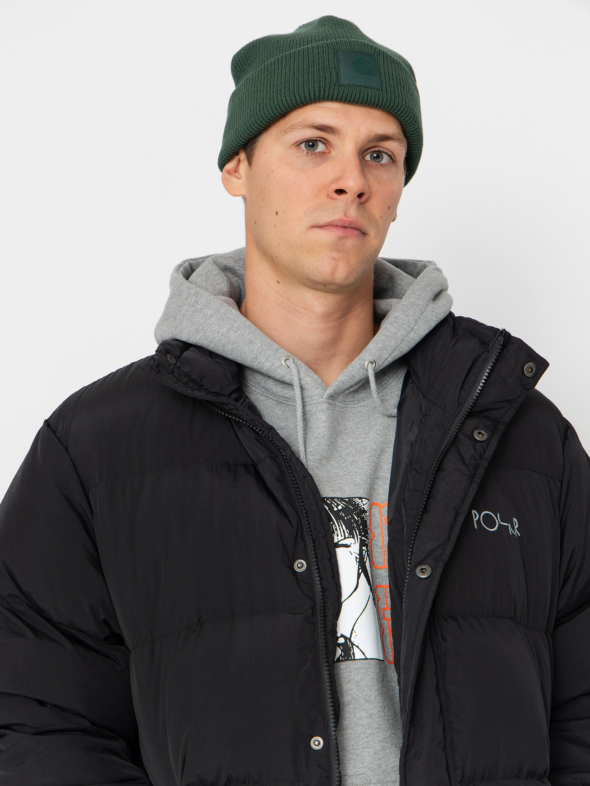 Bunda Polar Skate Basic Puffer (black)
