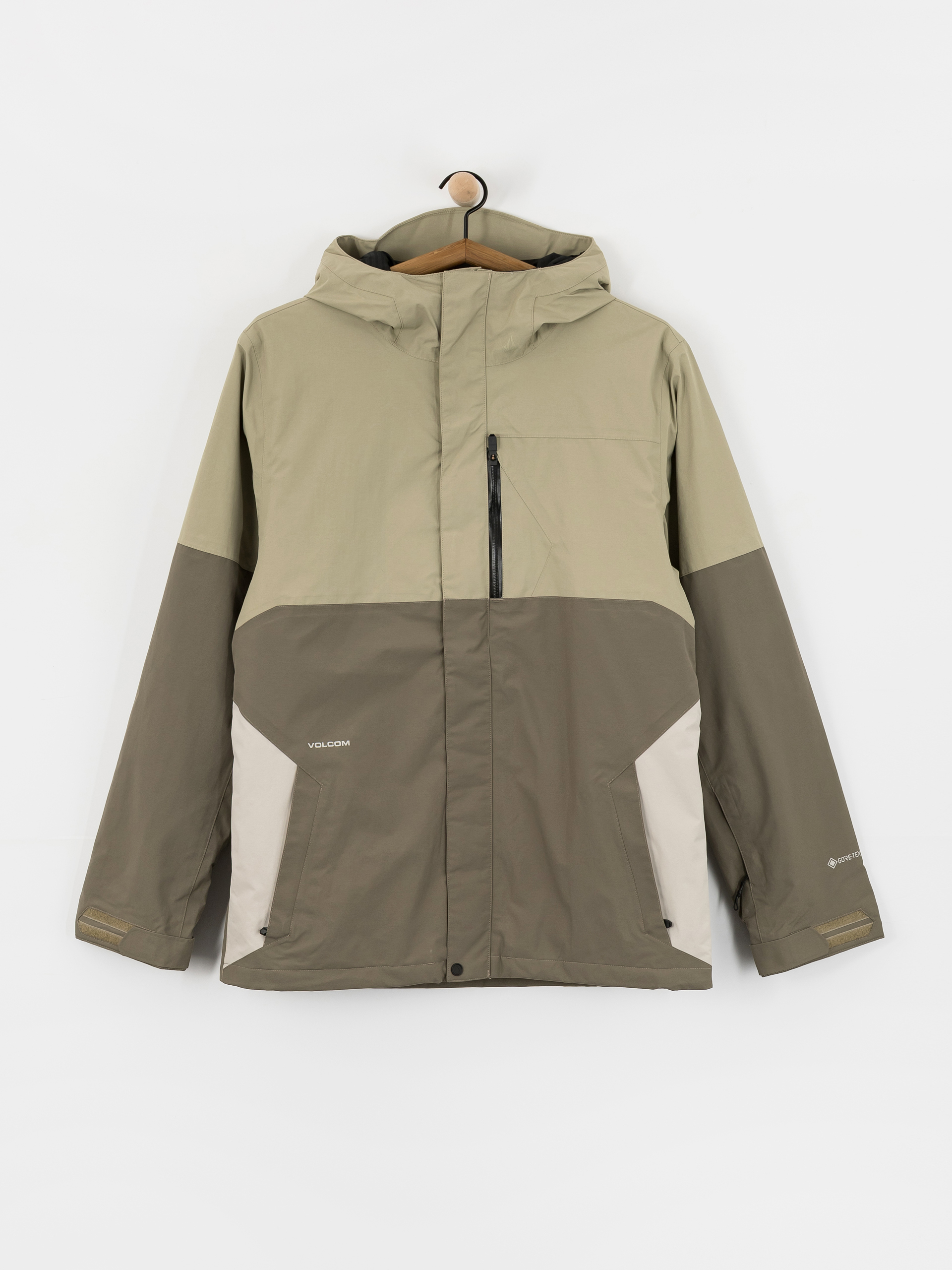Pánska Snowboardová bunda Volcom L Ins Gore Tex (moss green)