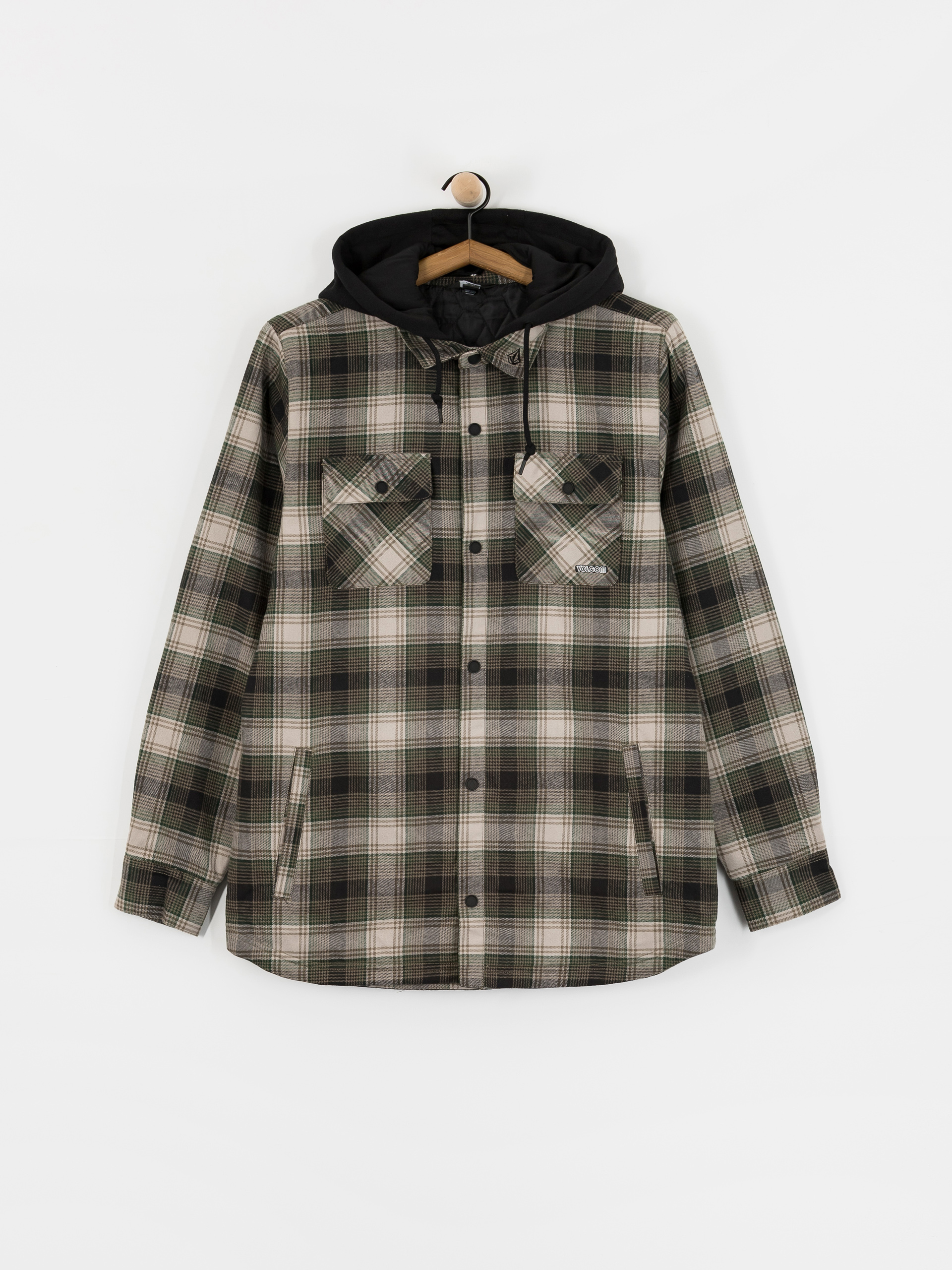 Bunda Volcom Kenson Ins Flannel (black green)