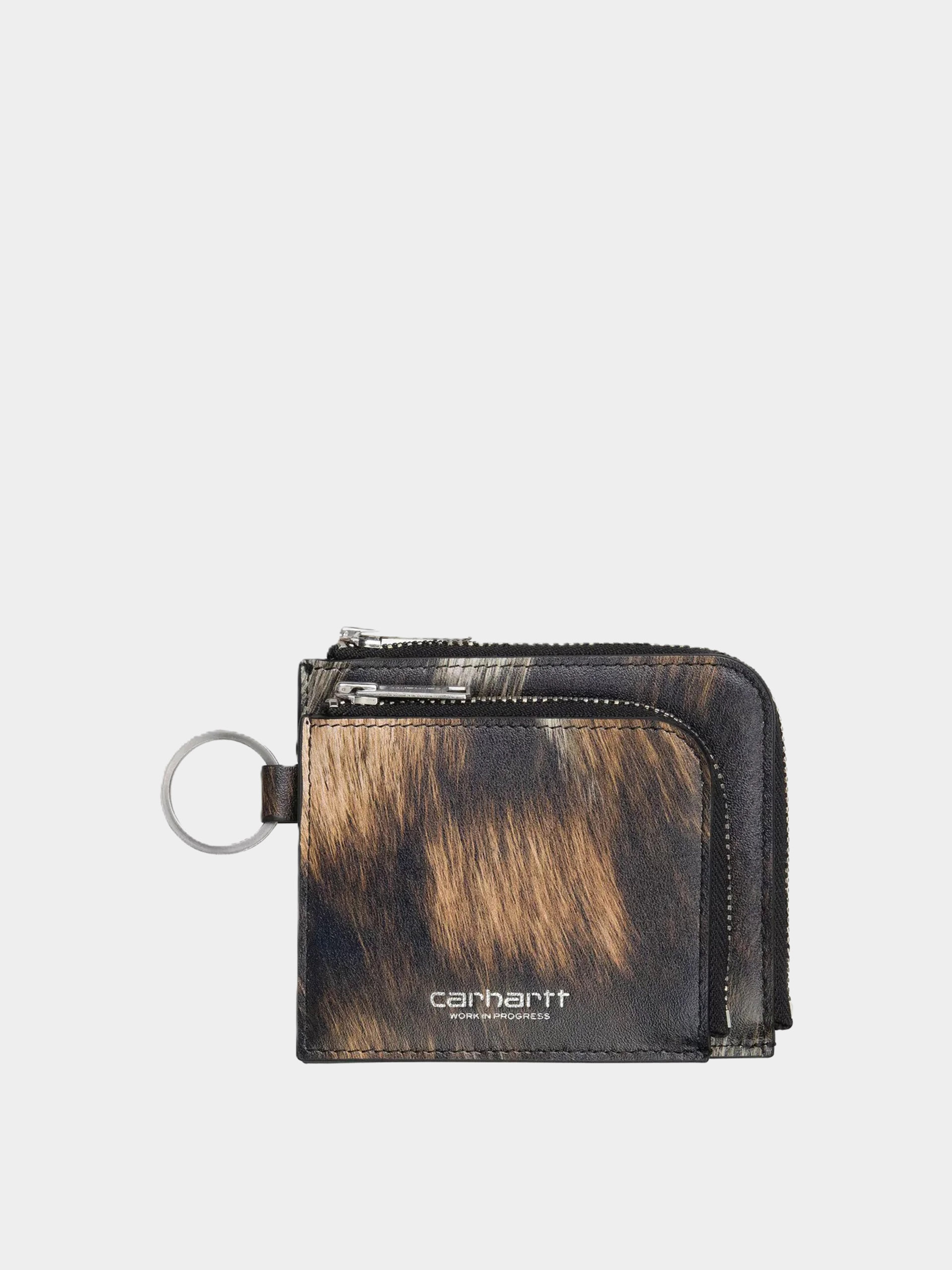 Peňaženka Carhartt WIP Double Vegas Zip (wild dog/silver)