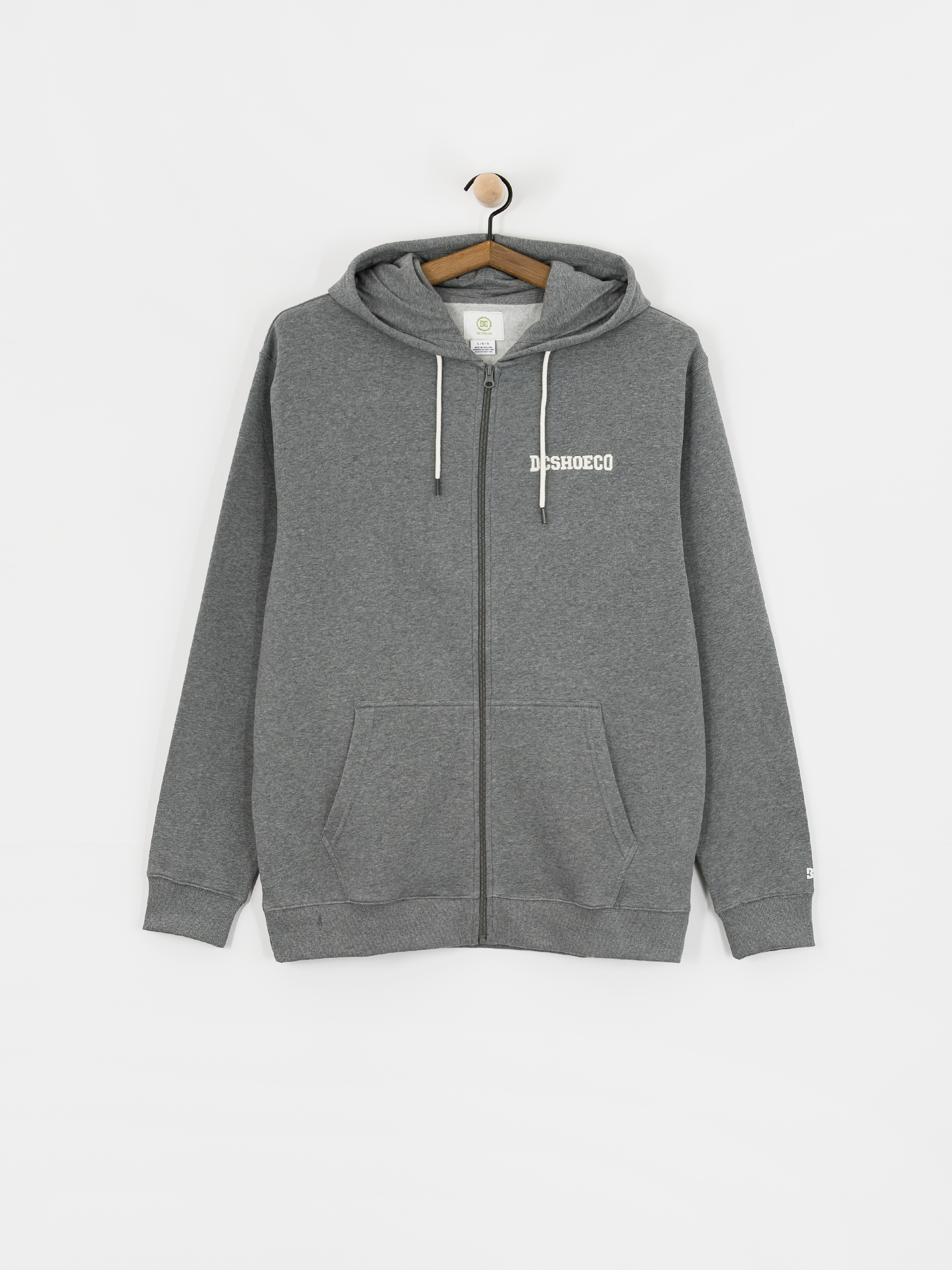 Mikina s kapucu0148ou DC Baseline ZHD (dark grey heather)