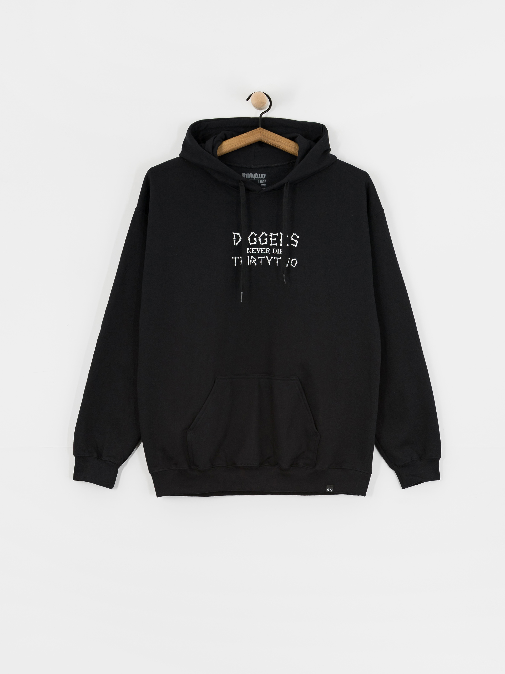 Mikina s kapucňou ThirtyTwo Digger HD (black)