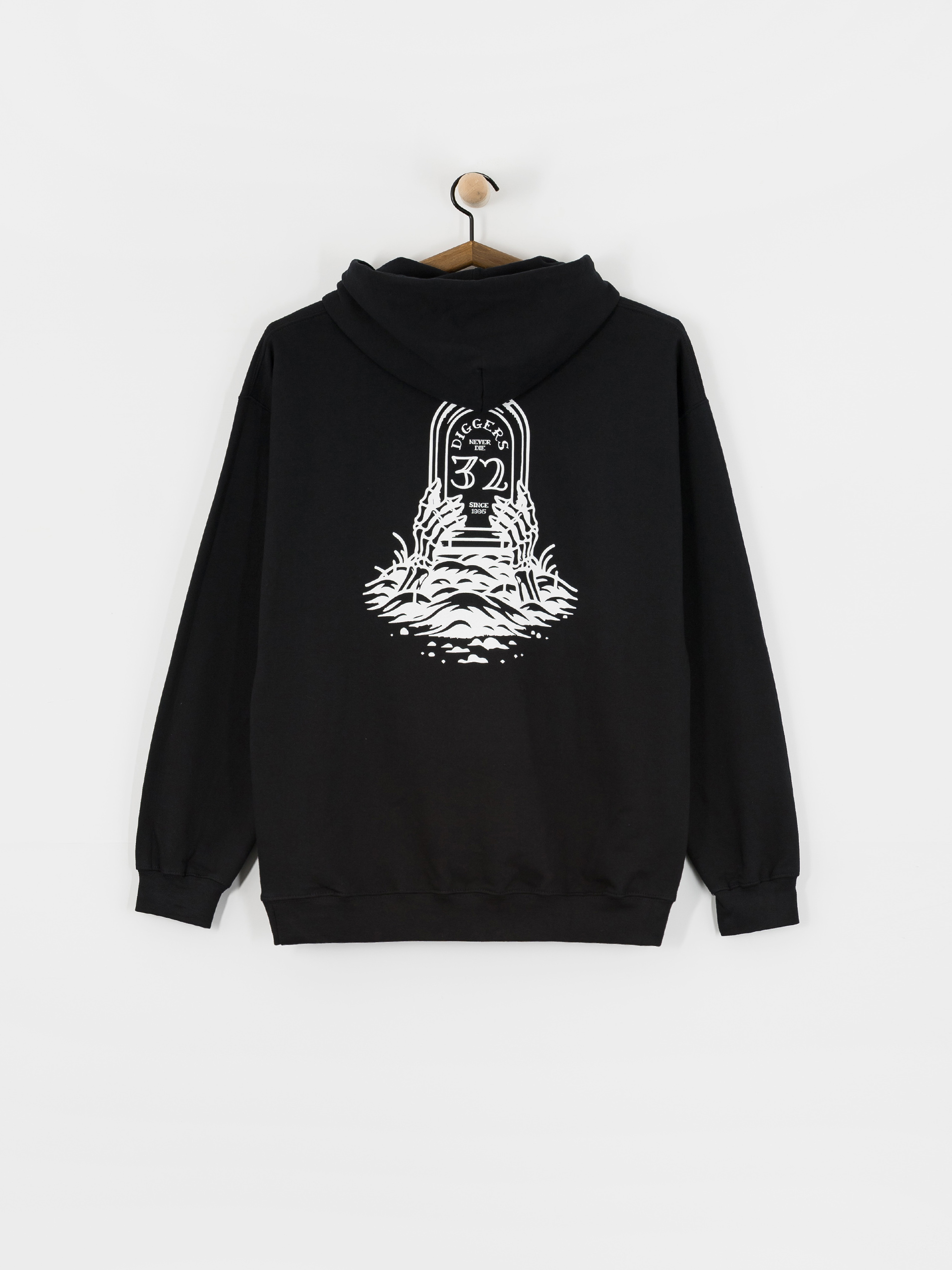 Mikina s kapucňou ThirtyTwo Digger HD (black)