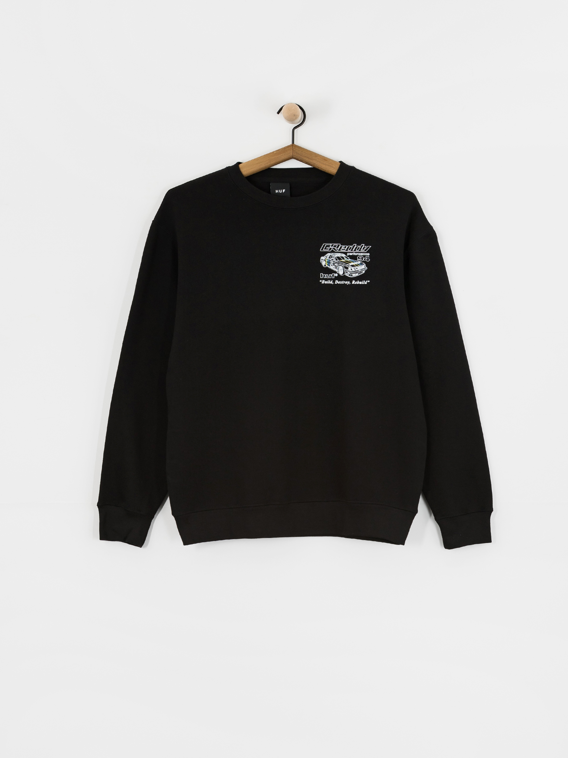 Mikina HUF X Greddy Retro Mod (black)