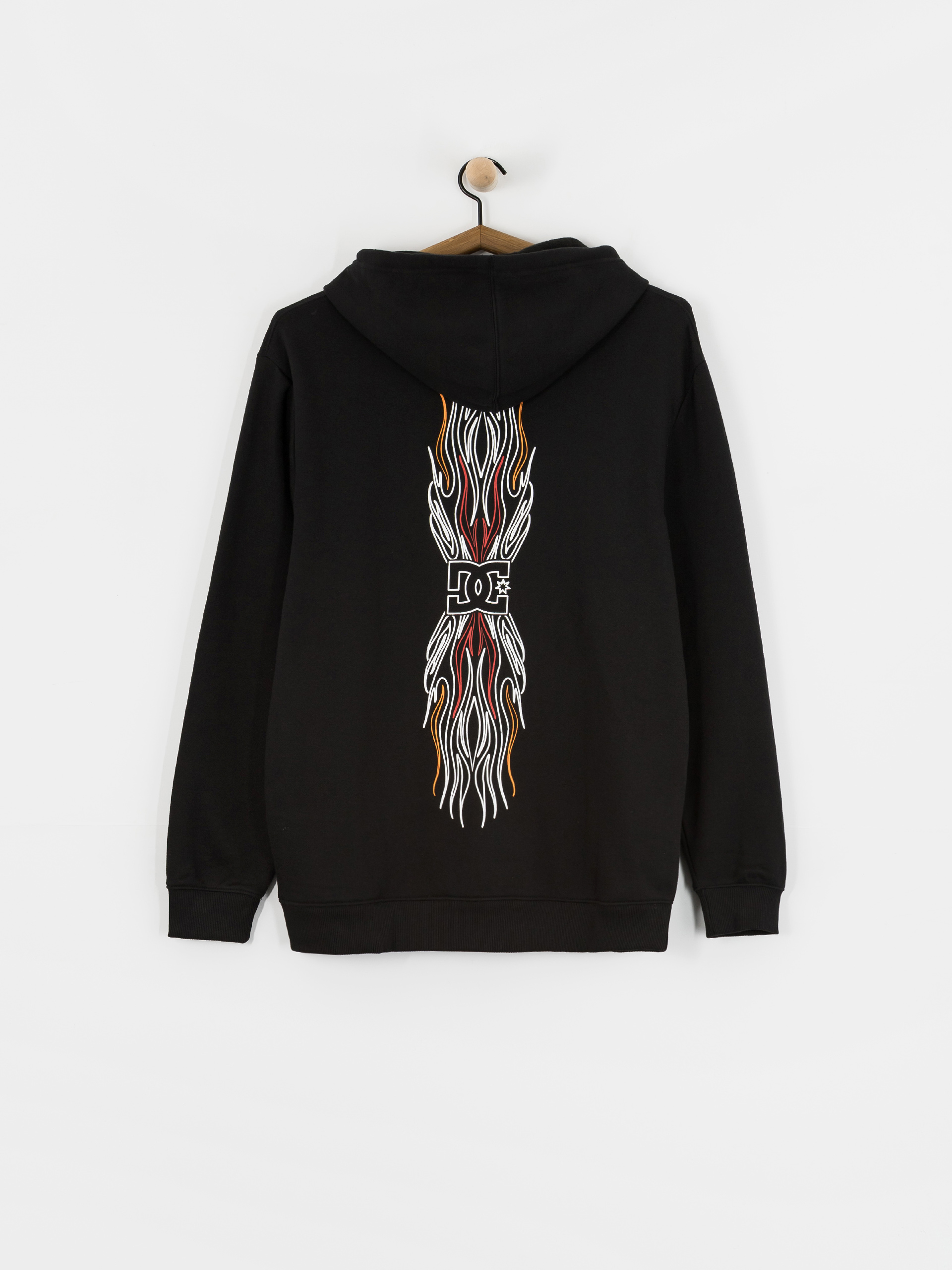 Mikina s kapucňou DC Burnt Out HD (black)