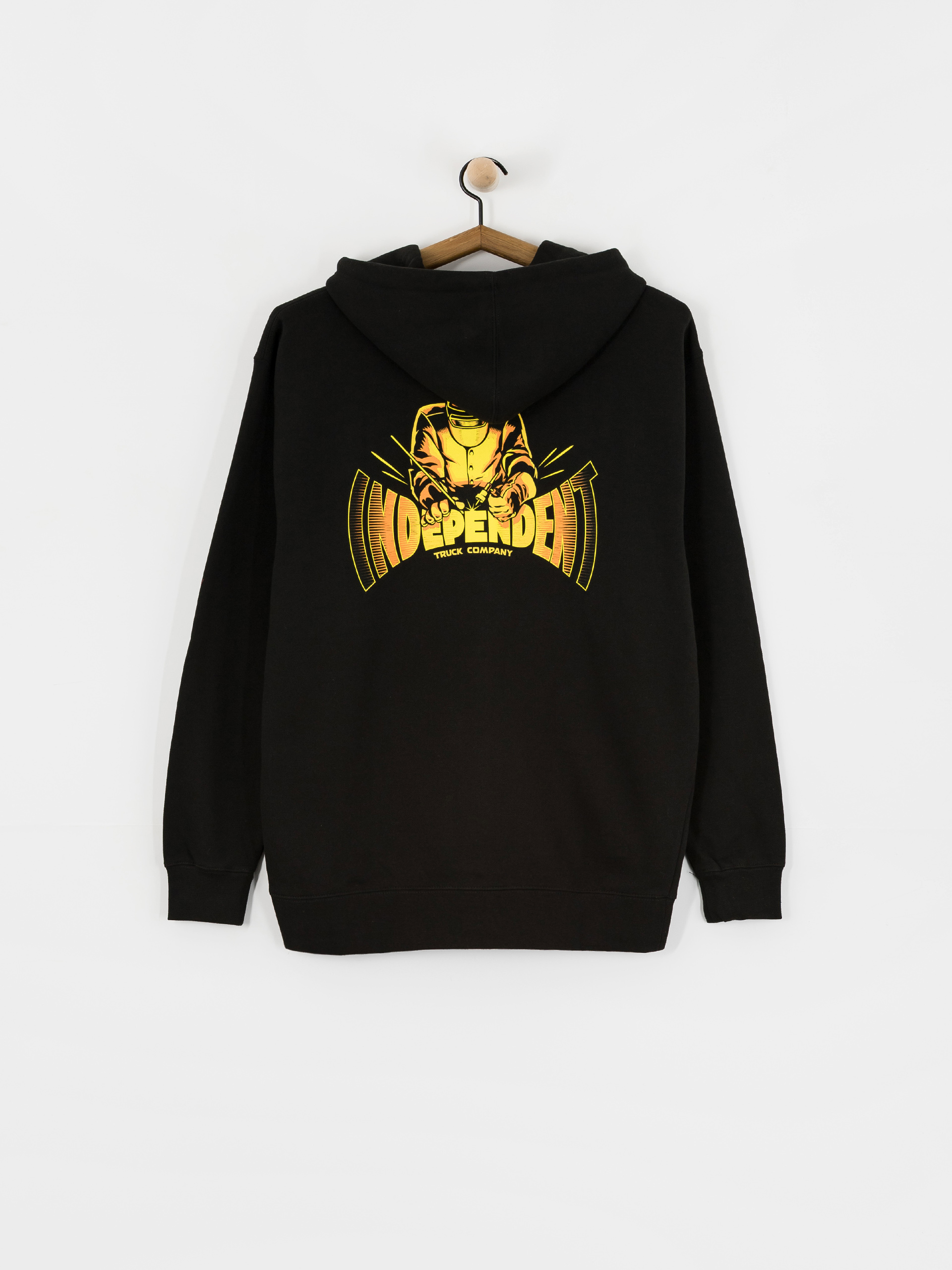 Mikina s kapucňou Independent Manufactured Span ZHD (black)