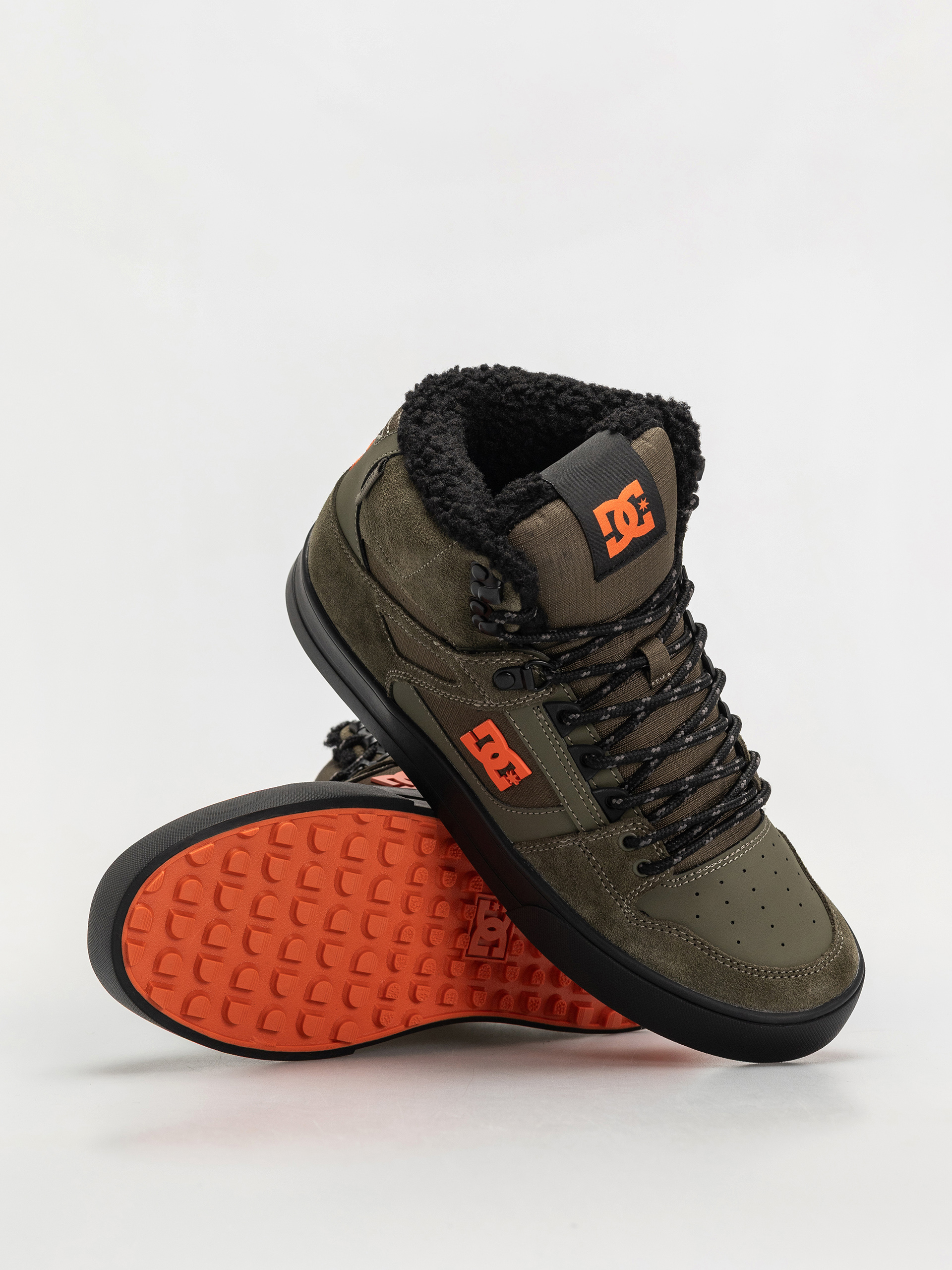 Topánky DC Pure High Top Wc Wnt (olive/black)