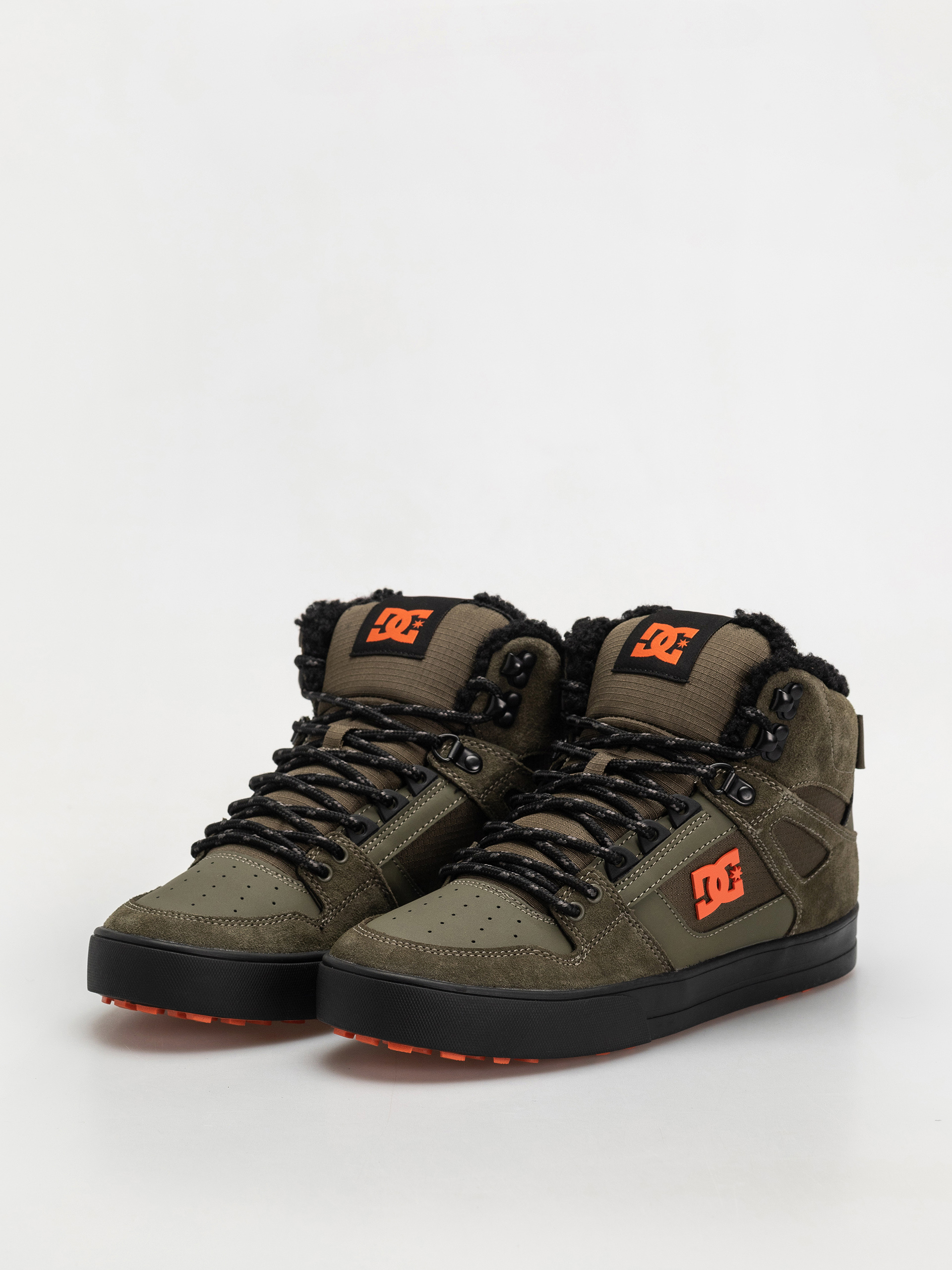 Topánky DC Pure High Top Wc Wnt (olive/black)