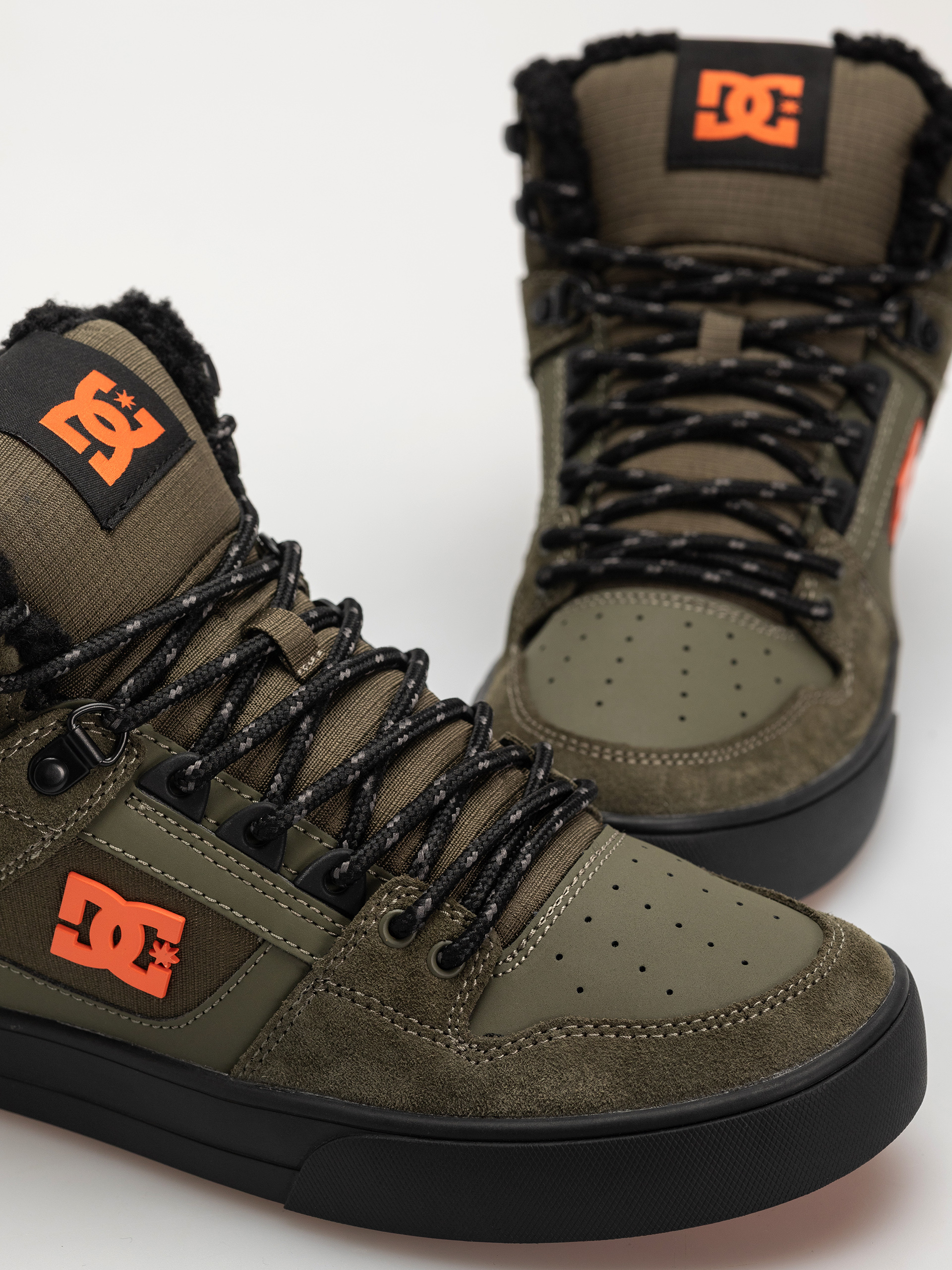 Topánky DC Pure High Top Wc Wnt (olive/black)