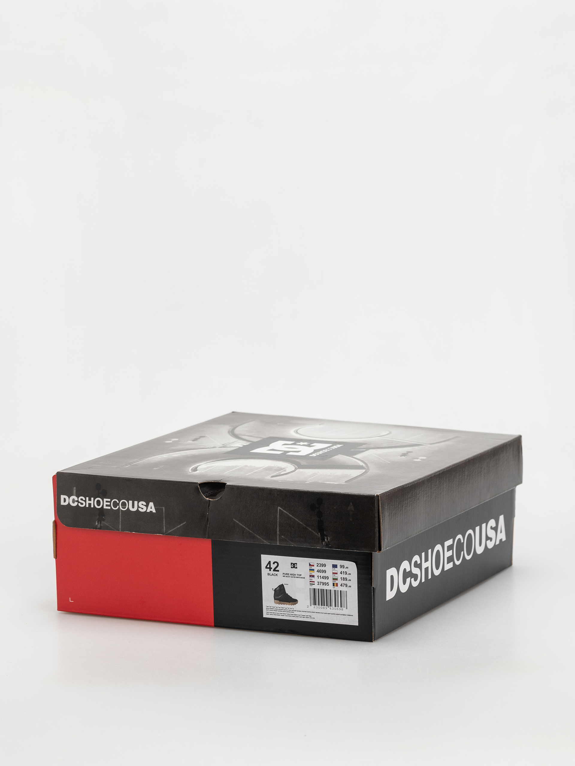 Topánky DC Pure High Top Wr (black/gum)