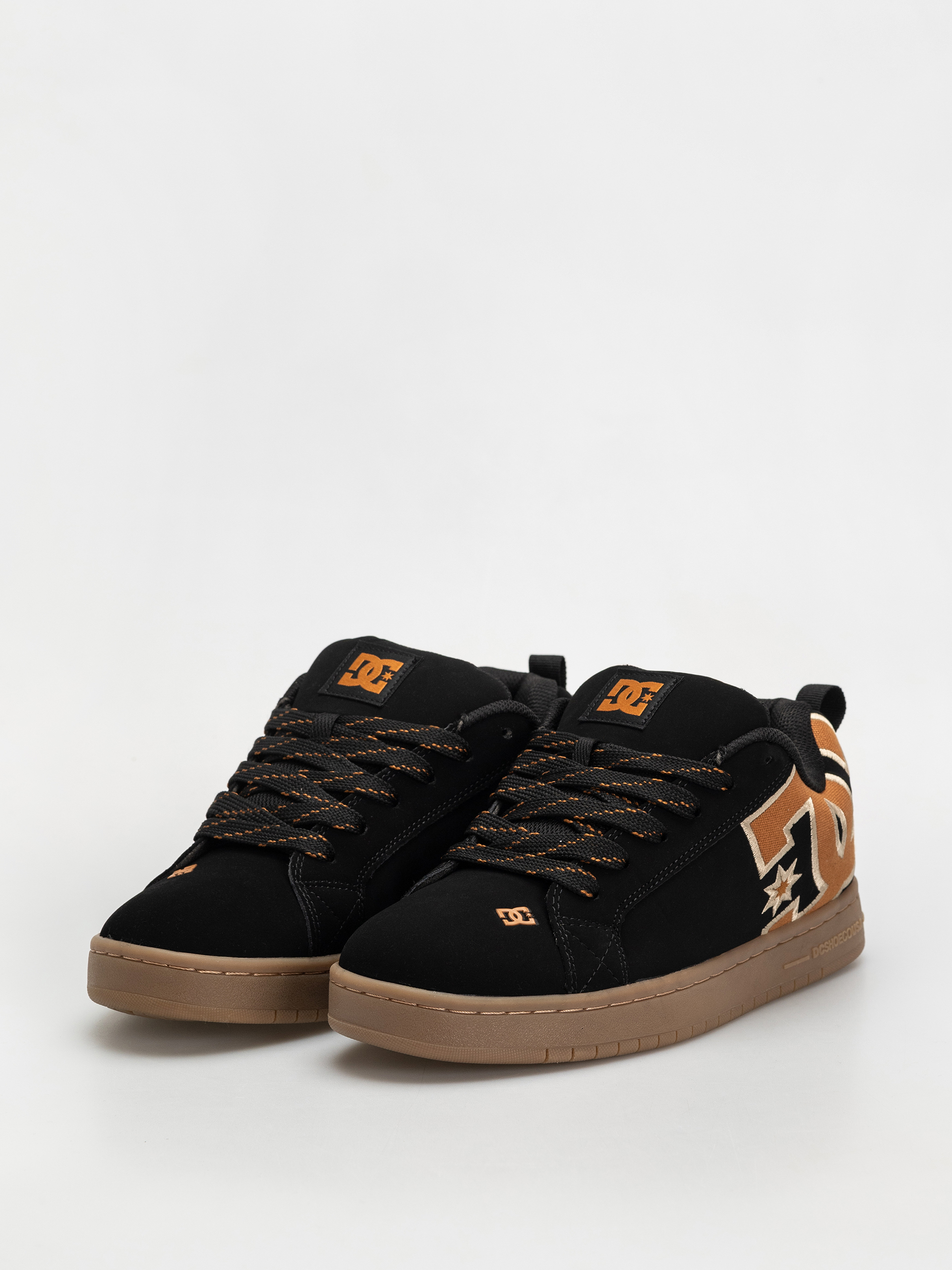 Topánky DC Court Graffik (black/brown/gum)