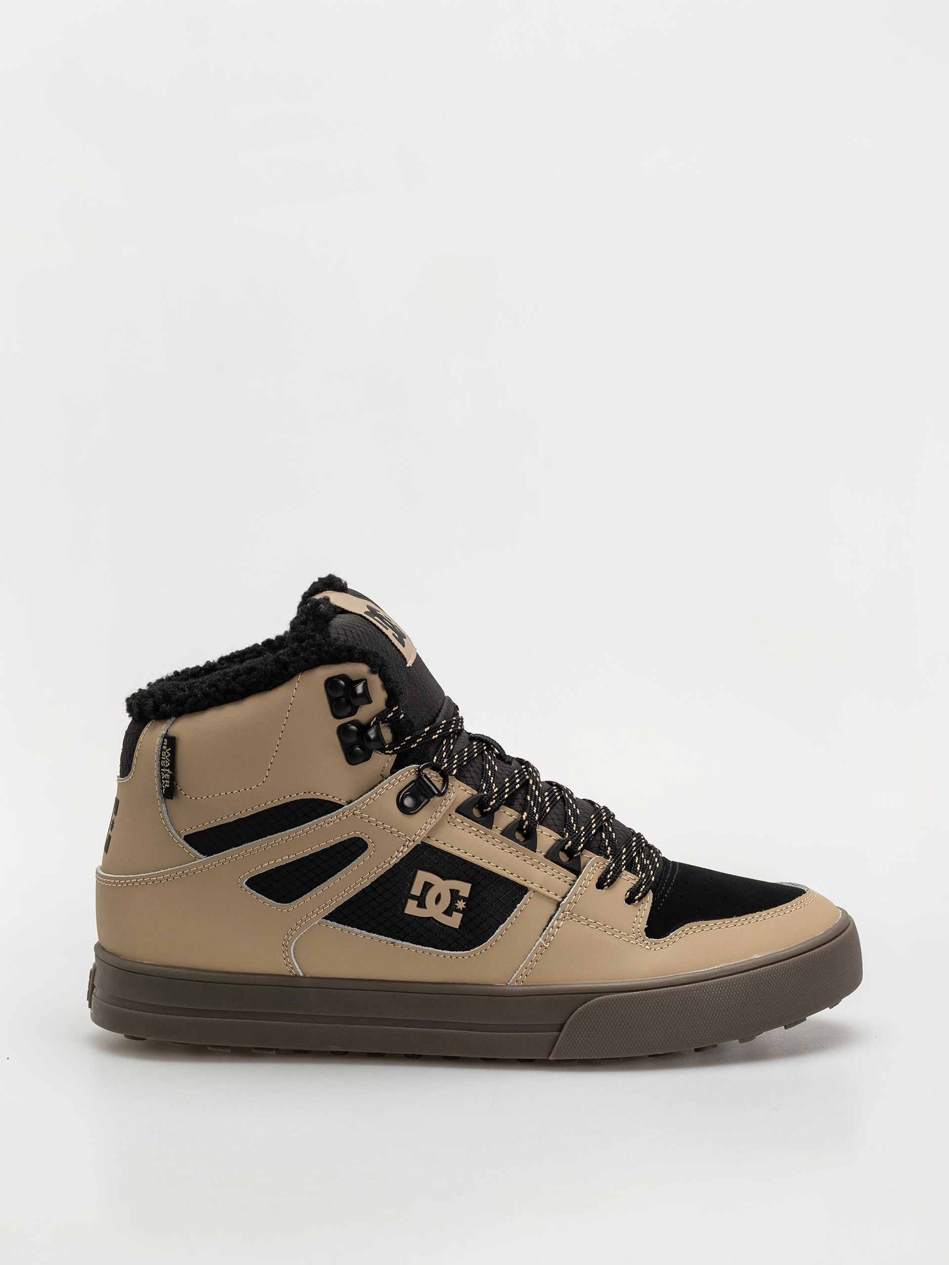 Topánky DC Pure High Top Wc Wnt (tan/black)