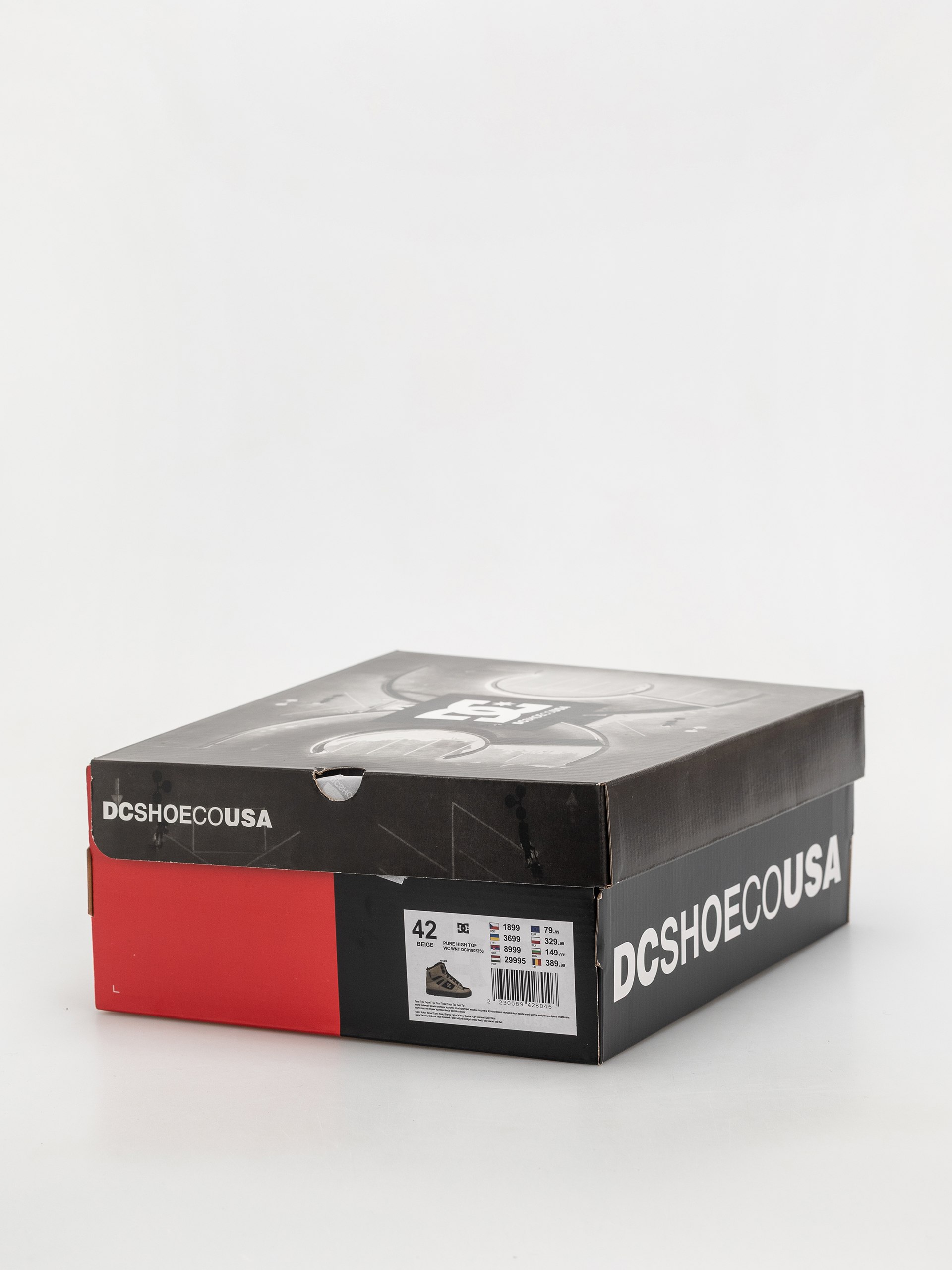 Topánky DC Pure High Top Wc Wnt (tan/black)