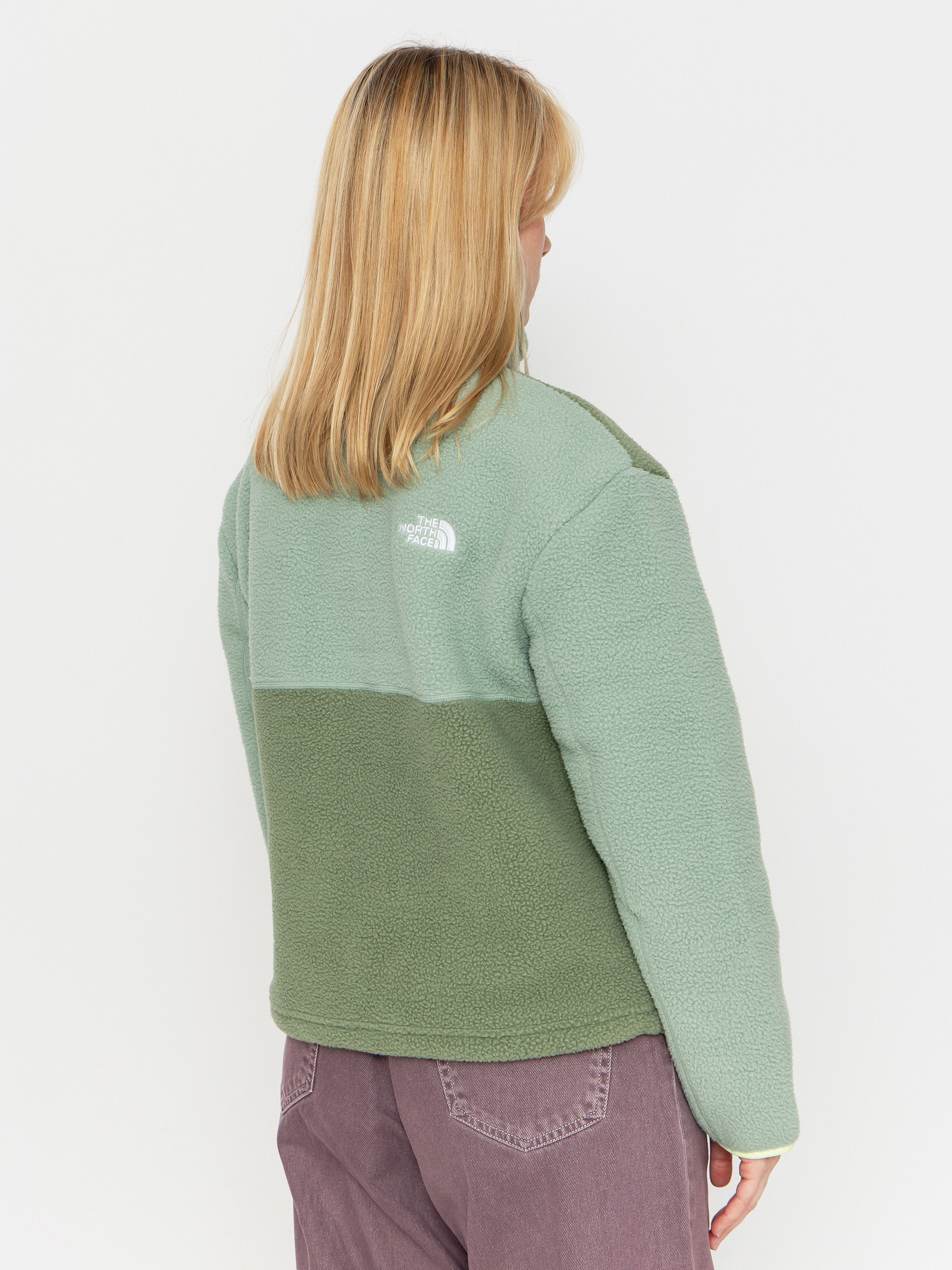 Pánsky Flísová mikina The North Face Yumiori 1/4 Zip (bark mist/slate moss/as)