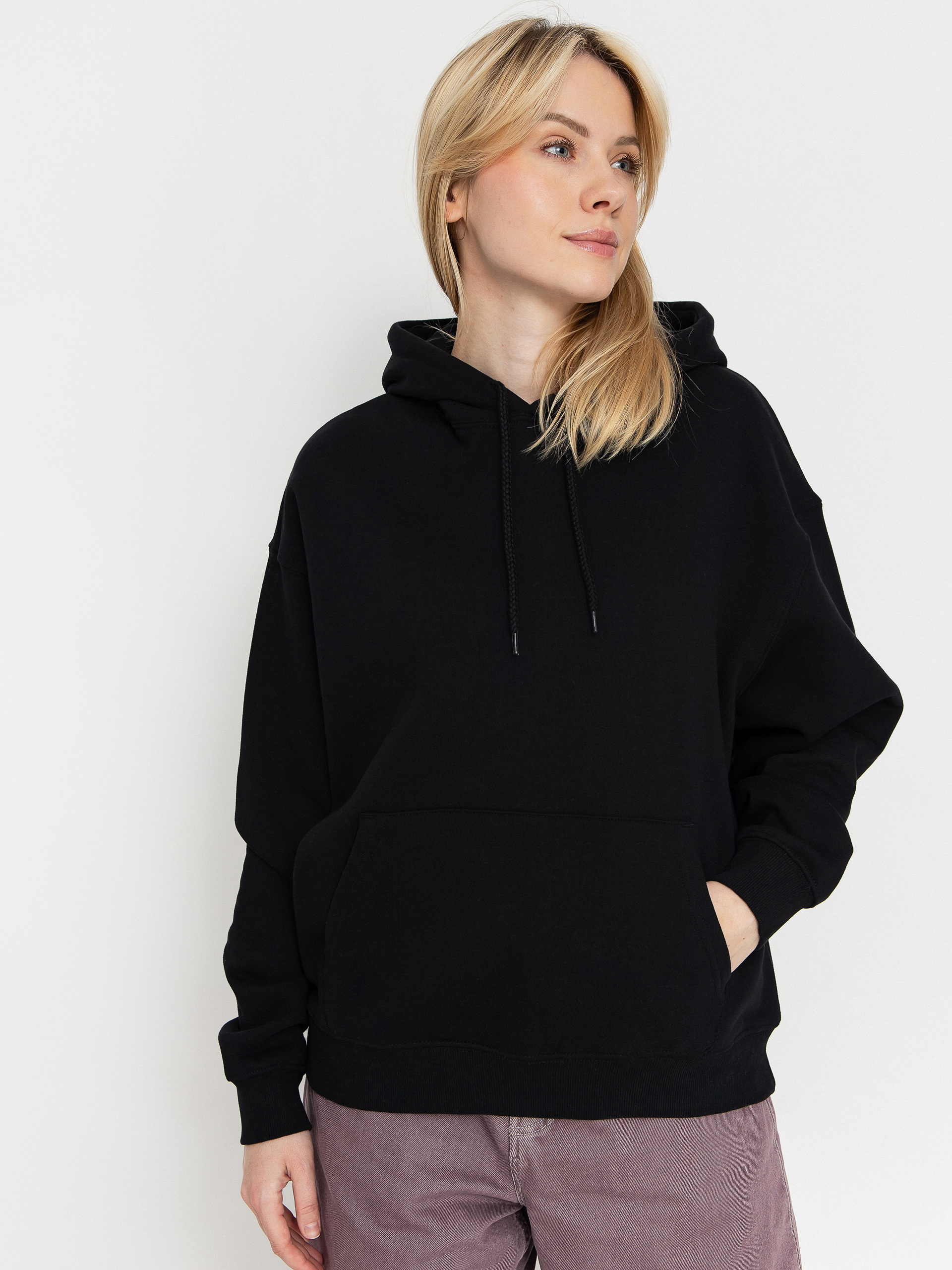 Mikina s kapucňou Vans Talk Talk Os HD Wmn (black)