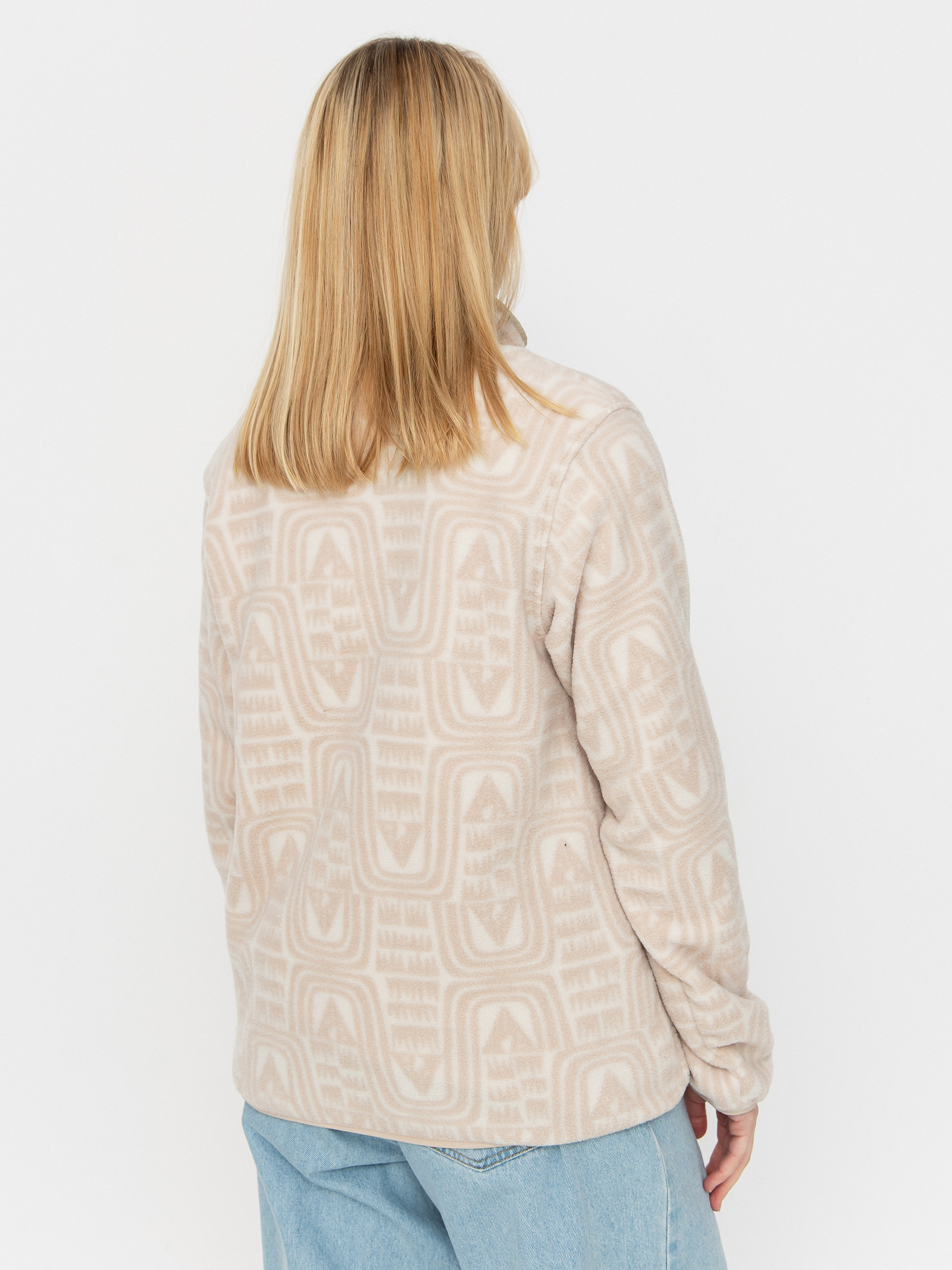 Dámsky Flísová mikina Patagonia LW Synch Snap T (flow dyno white)