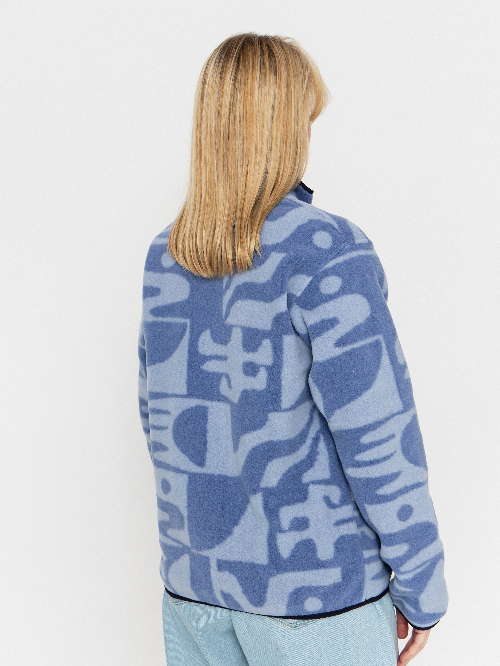 Dámsky Flísová mikina Patagonia LW Synch Snap T (mother tree barnacle blue)