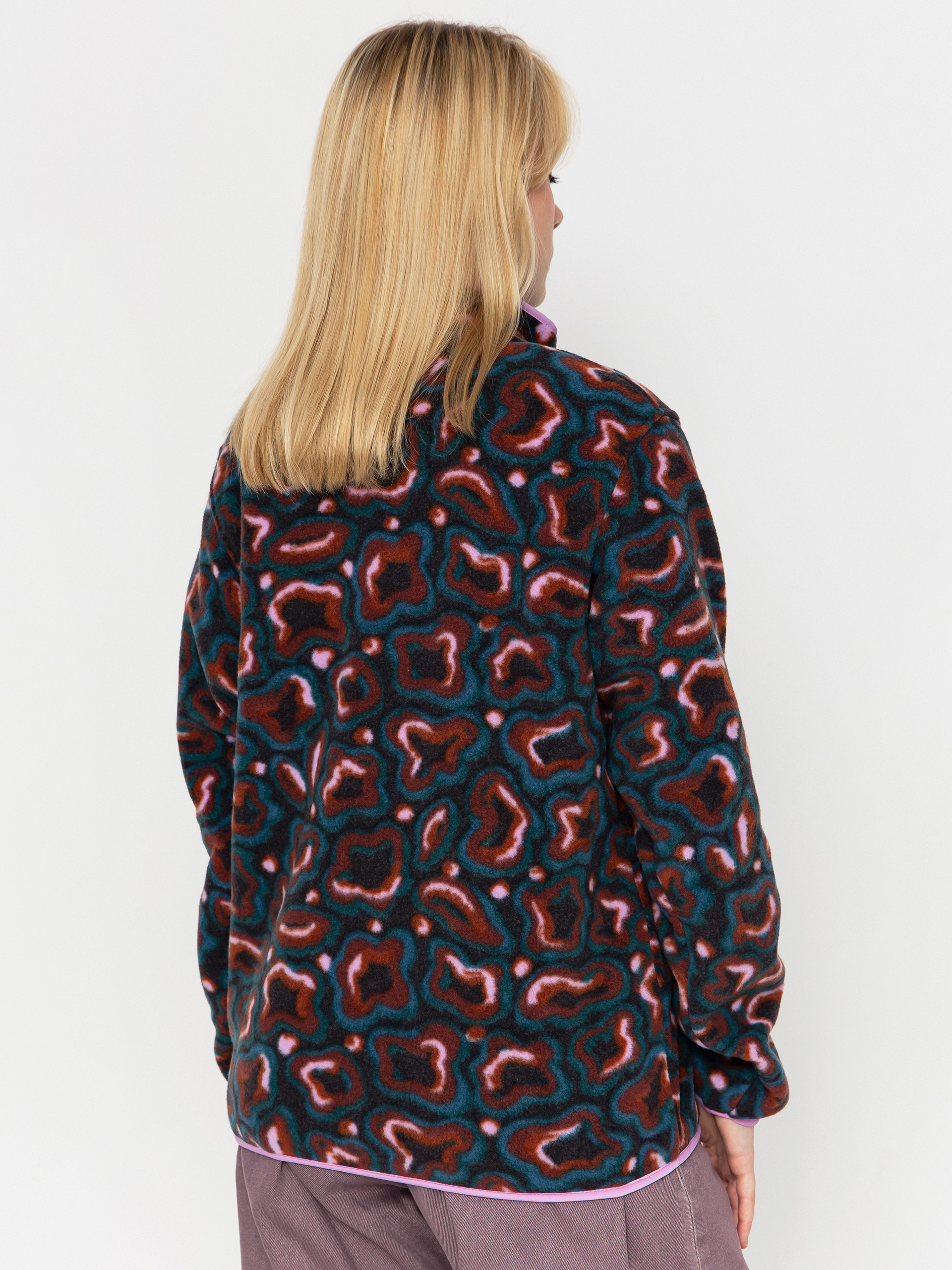 Dámsky Flísová mikina Patagonia LW Synch Snap T (soft spirea dried vanilla)