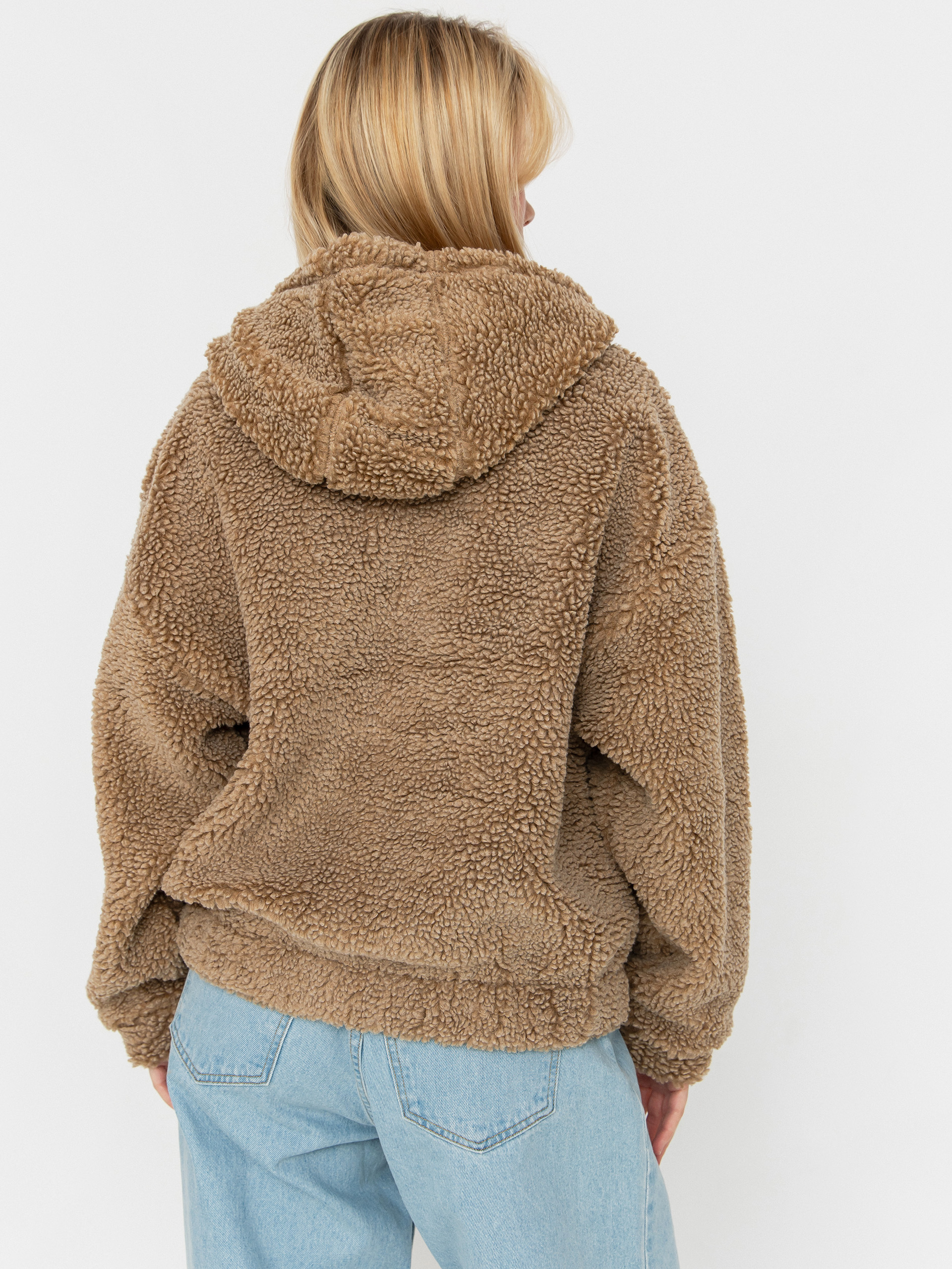 Dámsky Flísová mikina Roxy City Track (woodsmoke)