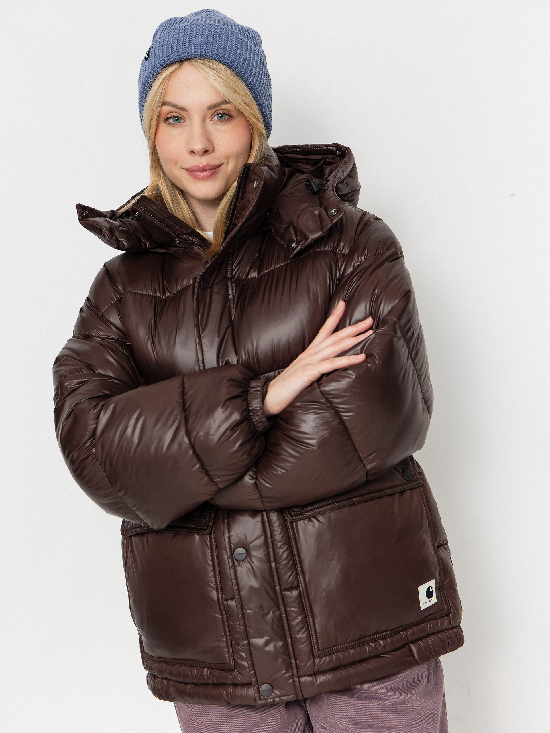 Bunda Carhartt WIP Benson Wmn - čierna (palisander)