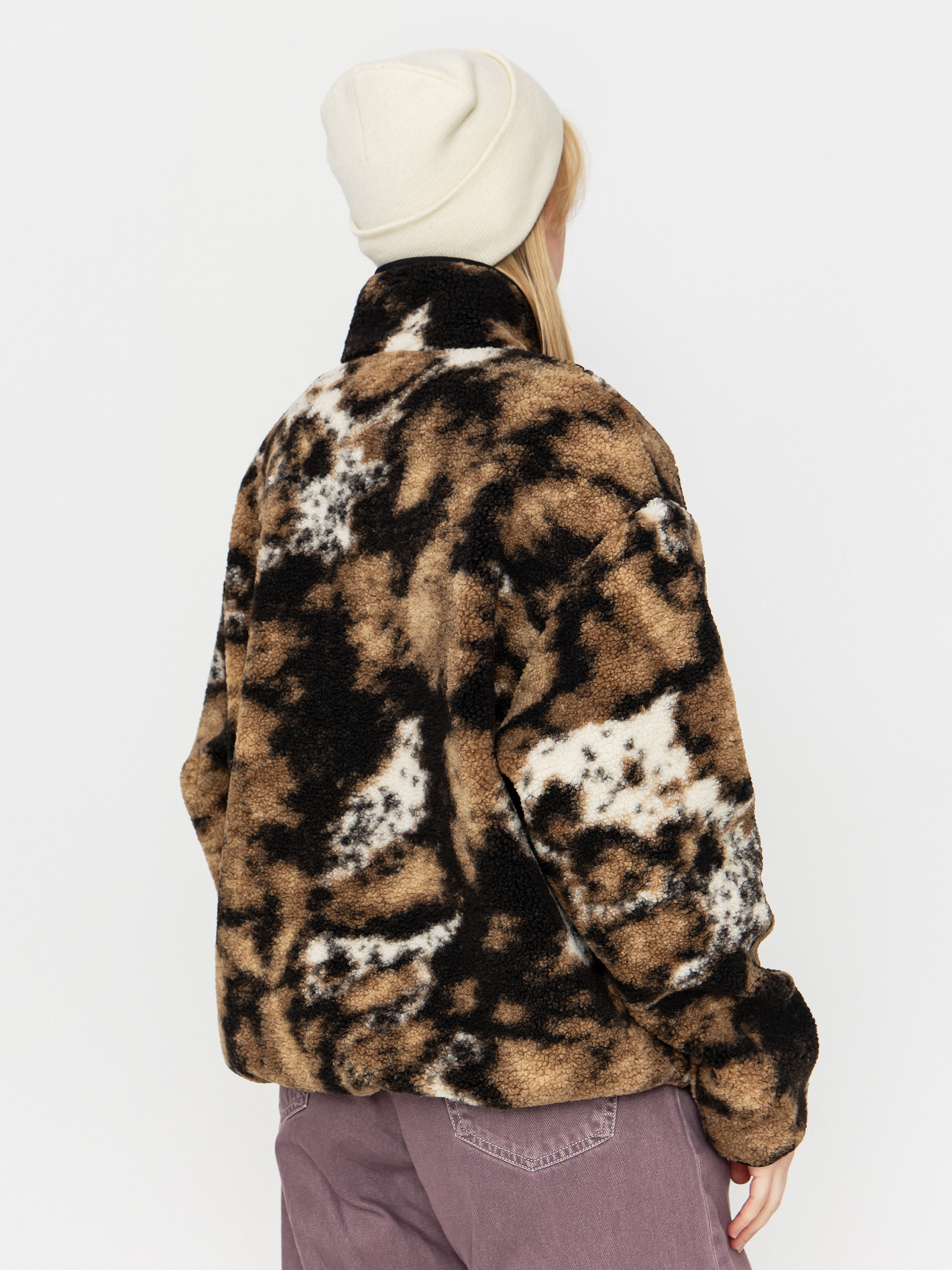 Dámsky Flísová mikina Carhartt WIP Elliot (wild dog jacquard/black)