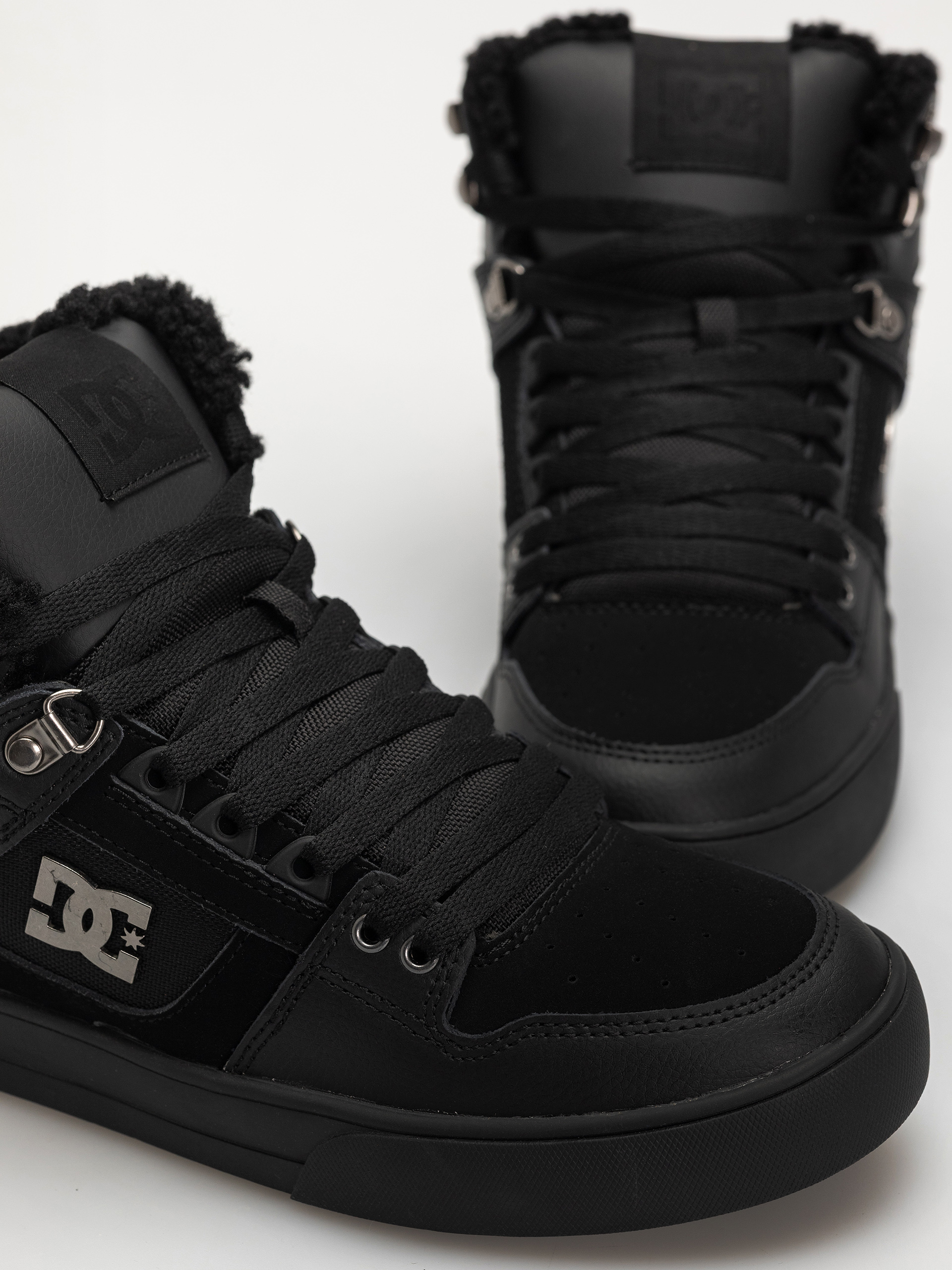 Topánky DC Pure High Top Wc Wnt (black/black/black)