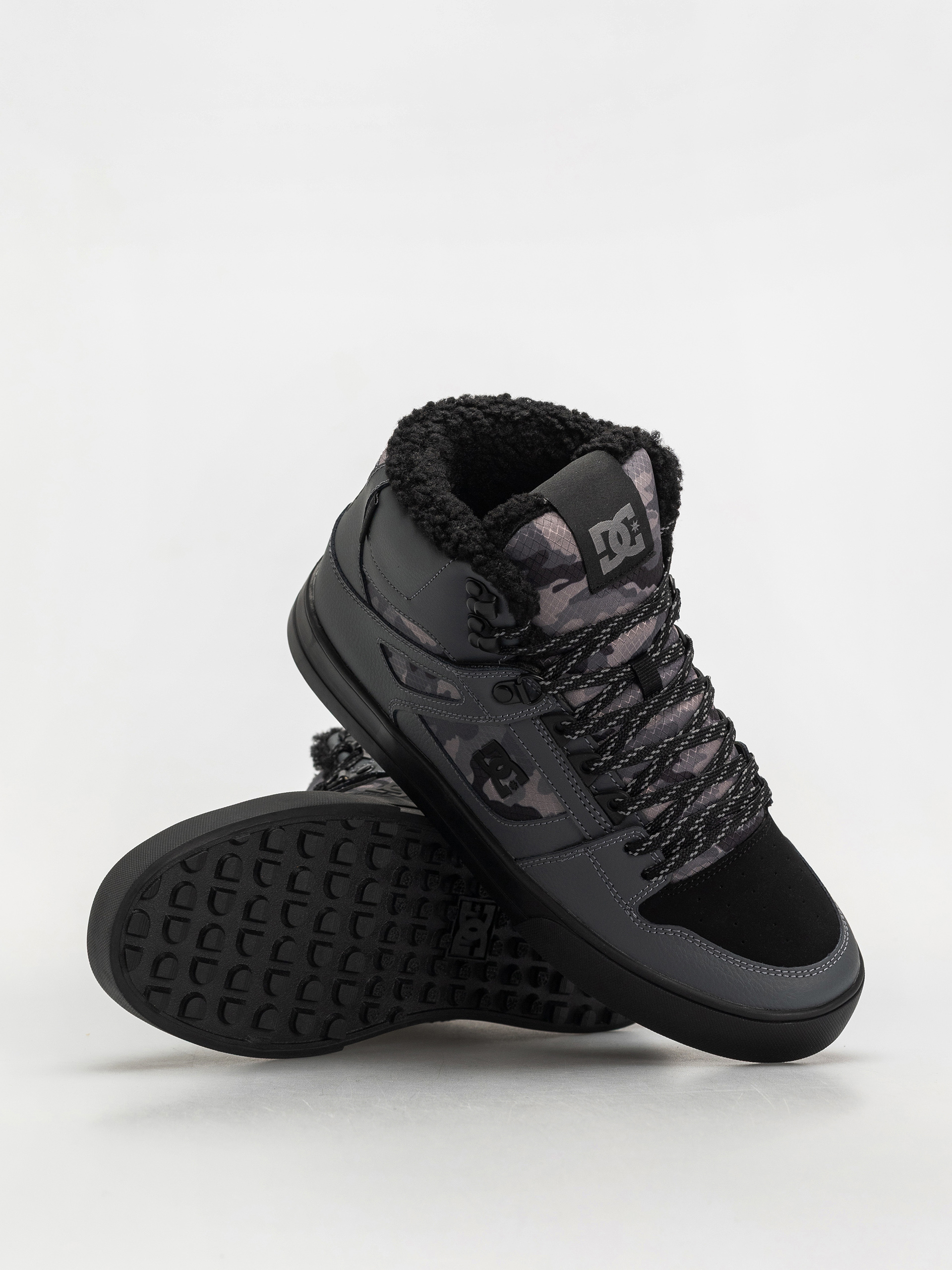 Topánky DC Pure High Top Wc Wnt (dark grey/black)