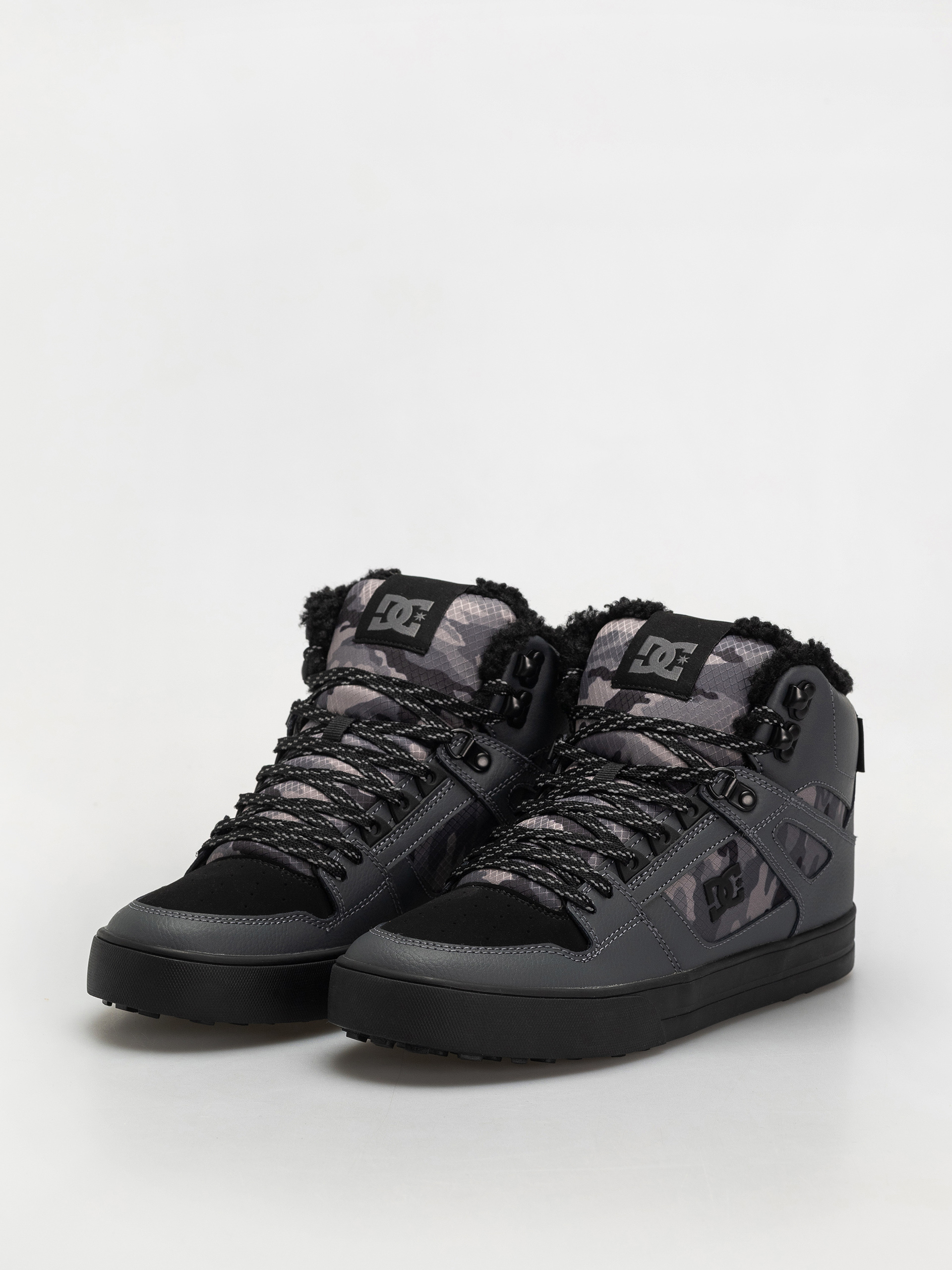 Topánky DC Pure High Top Wc Wnt (dark grey/black)