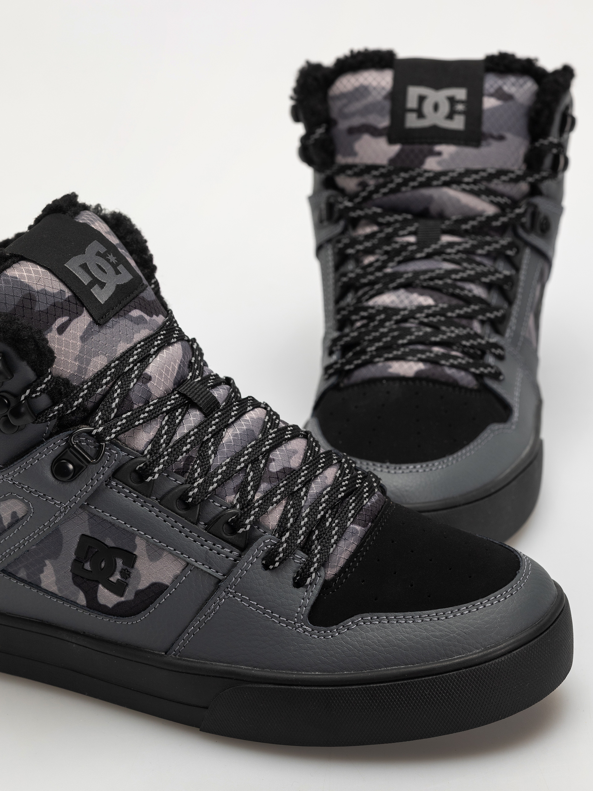 Topánky DC Pure High Top Wc Wnt (dark grey/black)