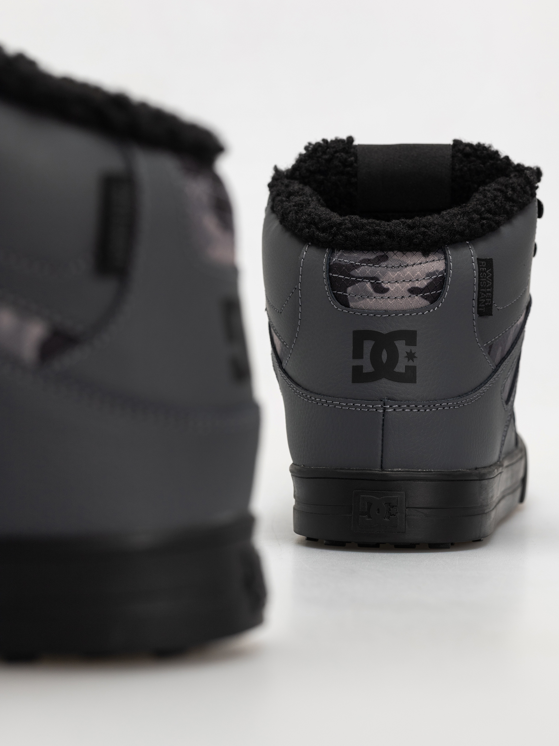 Topánky DC Pure High Top Wc Wnt (dark grey/black)