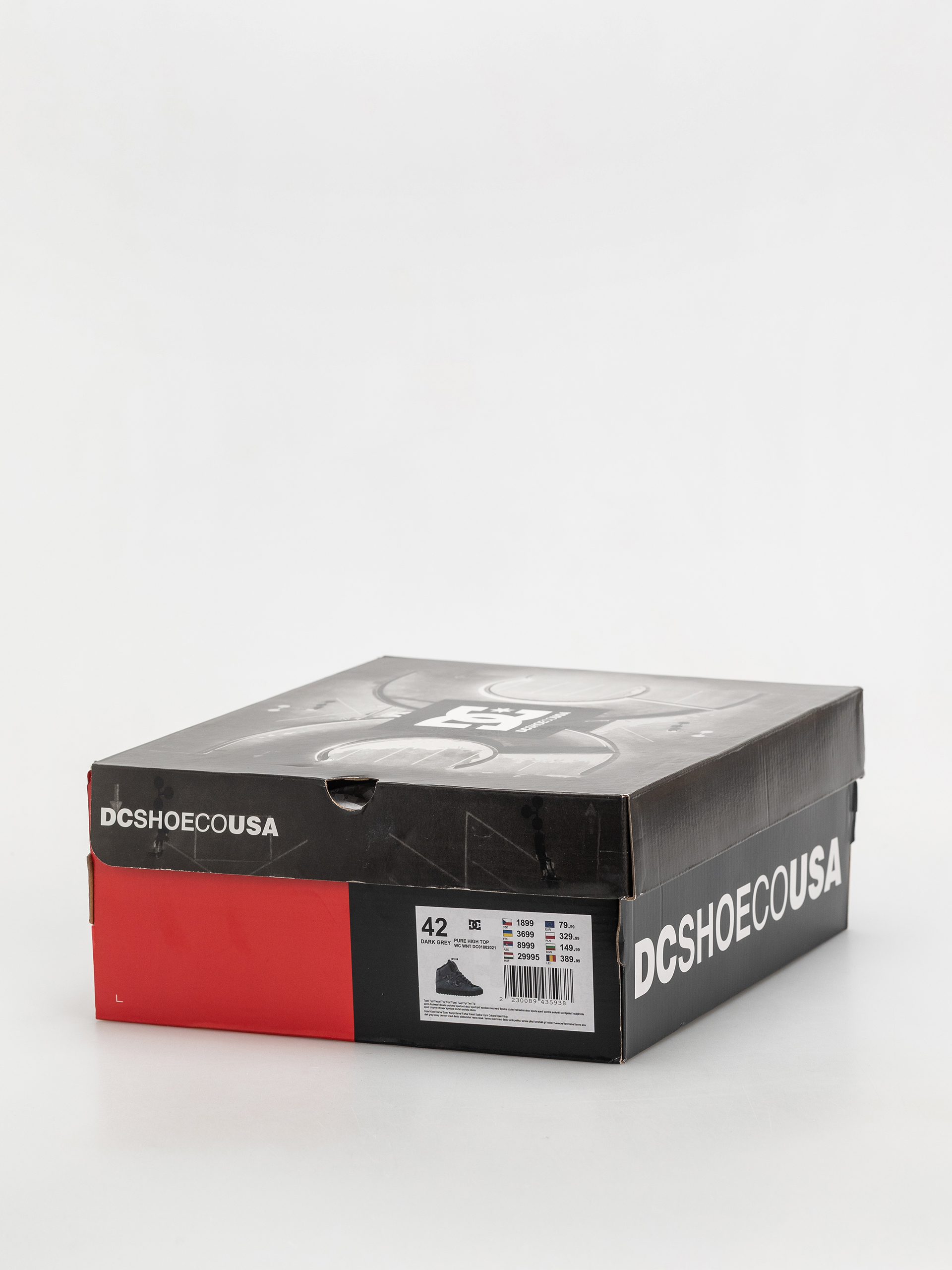 Topánky DC Pure High Top Wc Wnt (dark grey/black)