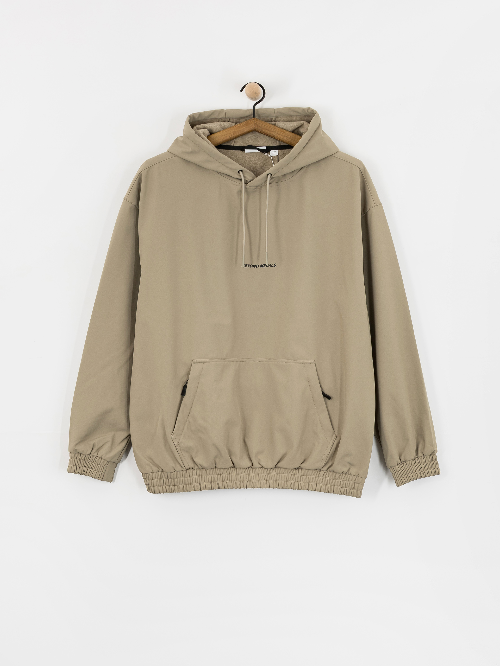 Snowboardovu00e1 bunda Beyond Medals Softshell Hoodie (beige)
