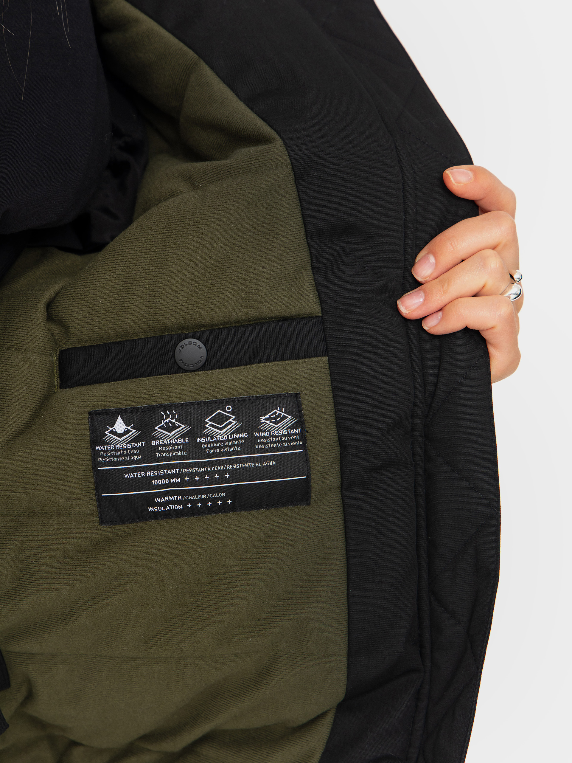 Bunda Volcom Wernan 10K Wmn (black)