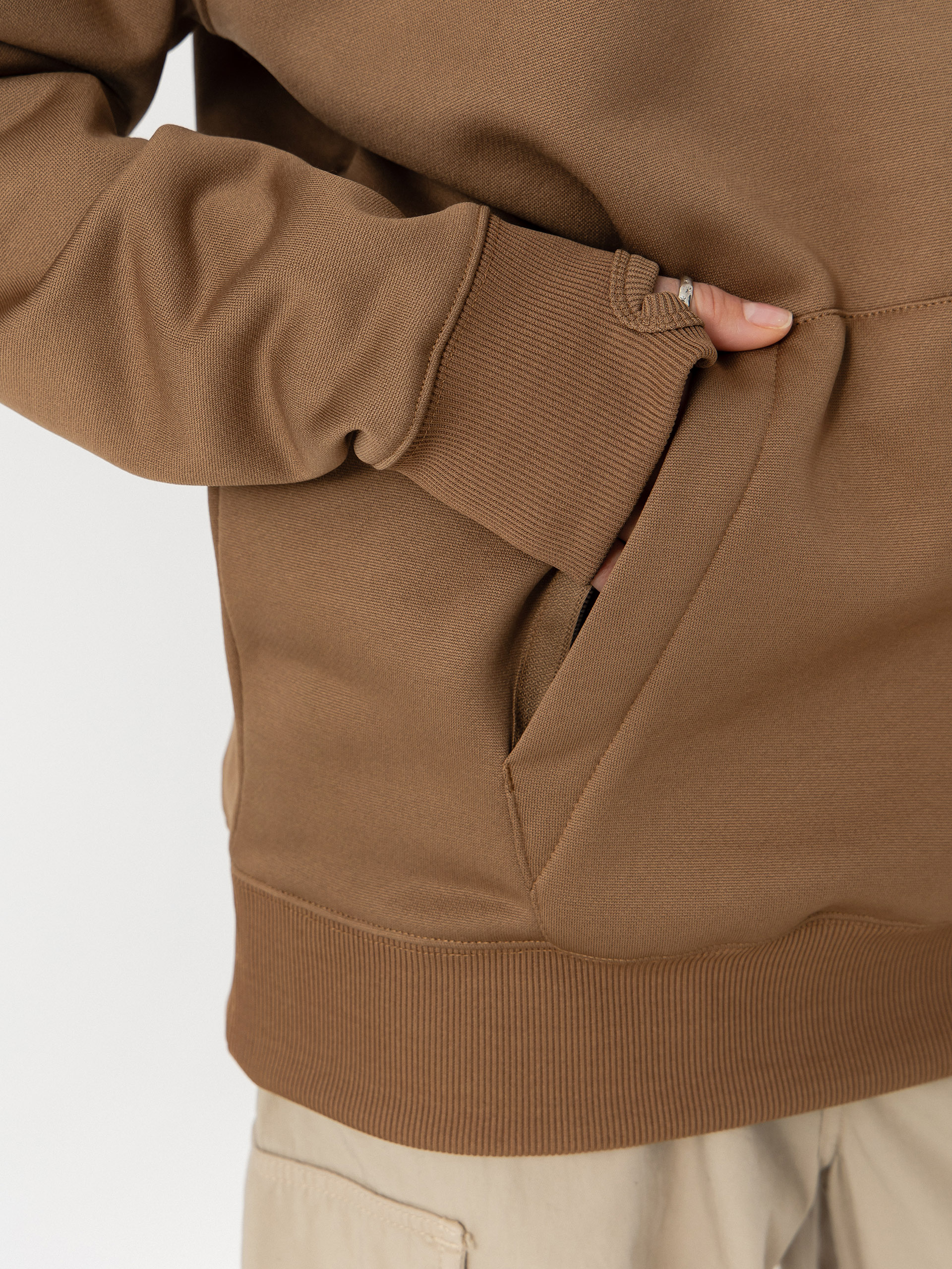 Mikina s kapucňou Volcom Riding Hydro HD Wmn (bronze)