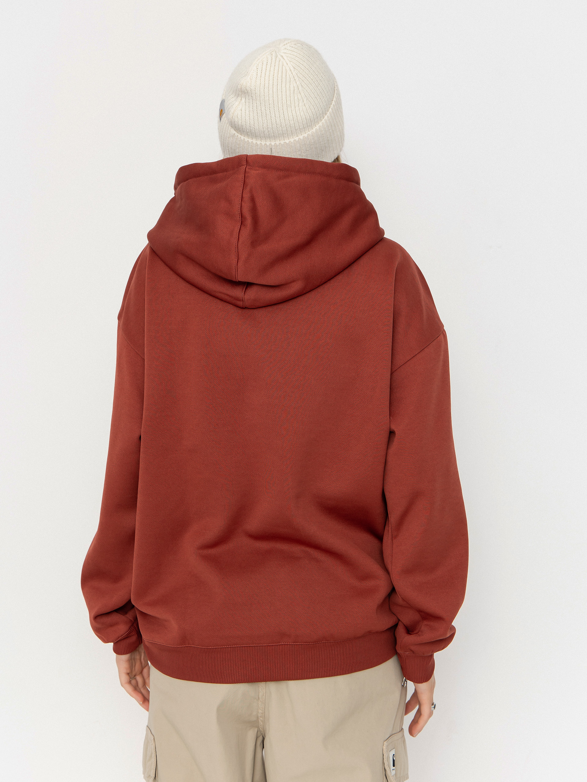 Mikina s kapucňou Volcom Essential Hydro HD Wmn (henna)