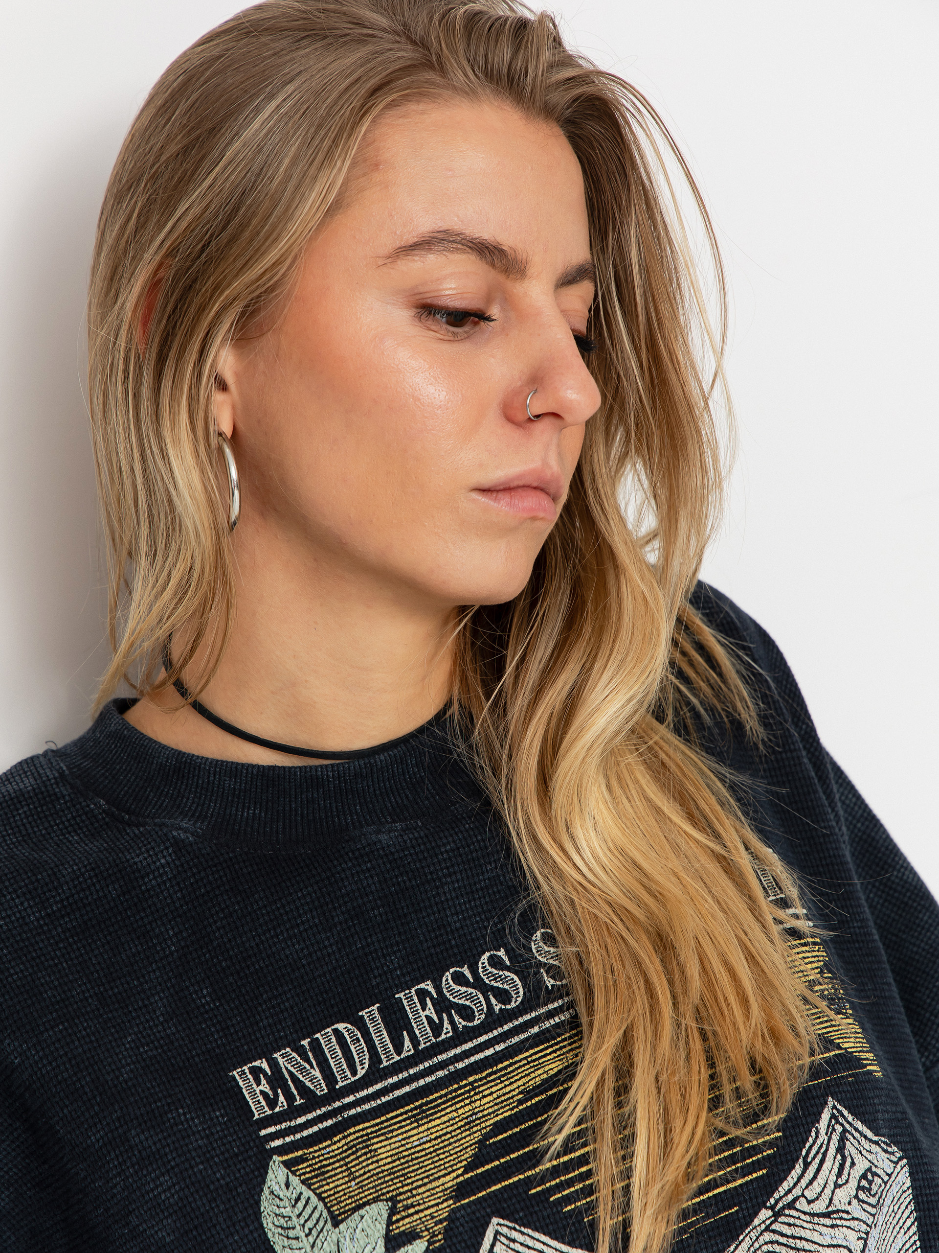 Mikina Roxy Eastside Midweight Wmn (anthracite)