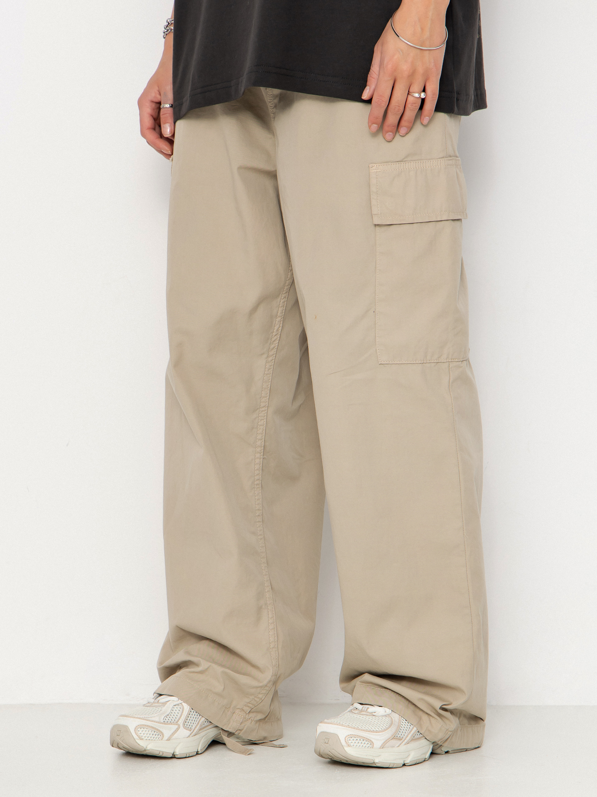 Nohavice Carhartt WIP Kingston Wmn (wall/garment dyed)