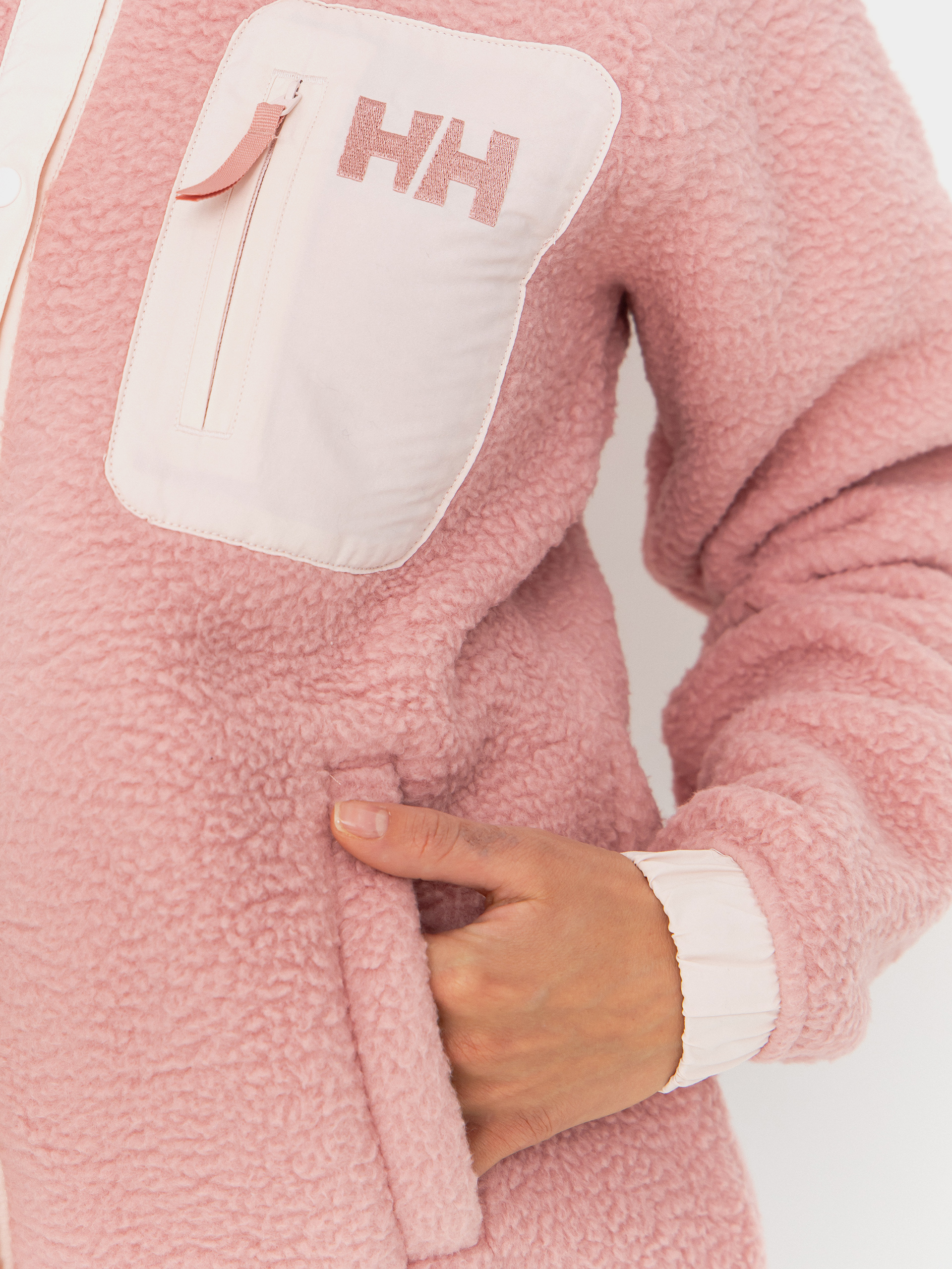 Dámsky Flísová mikina Helly Hansen Imperial Pile Snap (pink salt)