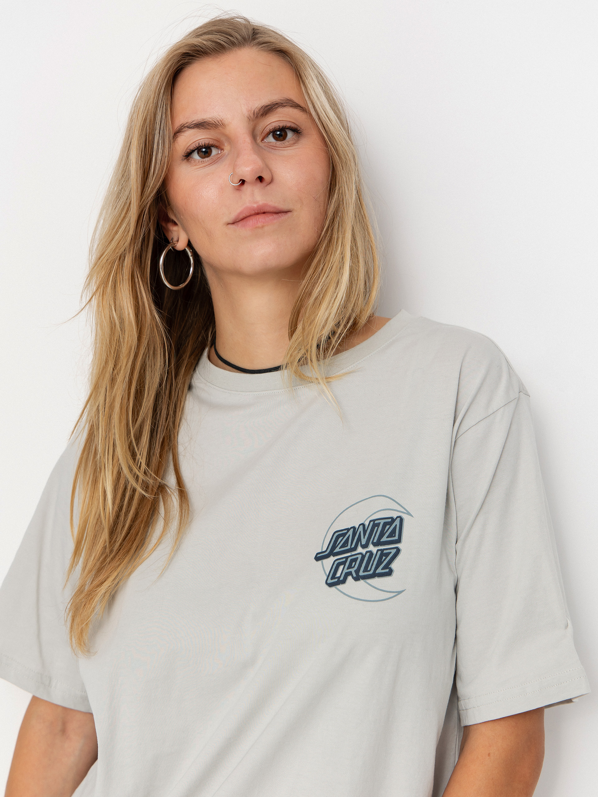 Tričko Santa Cruz Imprint Moon Dot Wmn (mist)