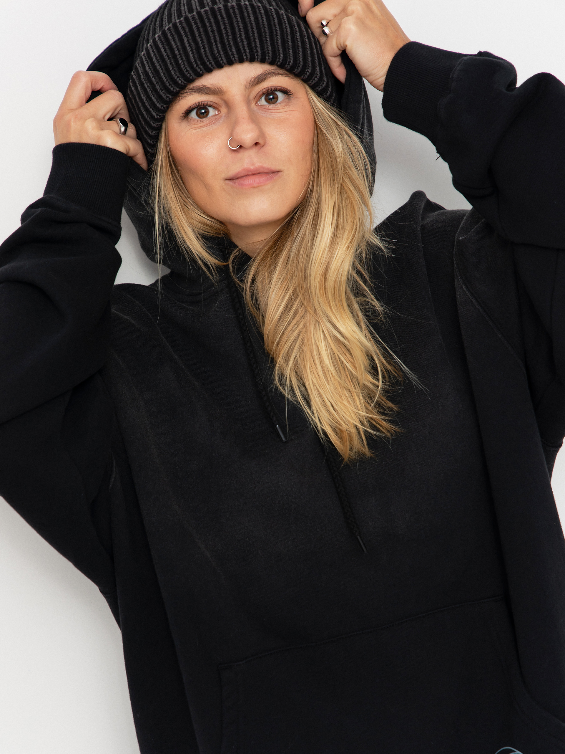 Mikina Santa Cruz Imprint Moon Dot Wmn (black wash)